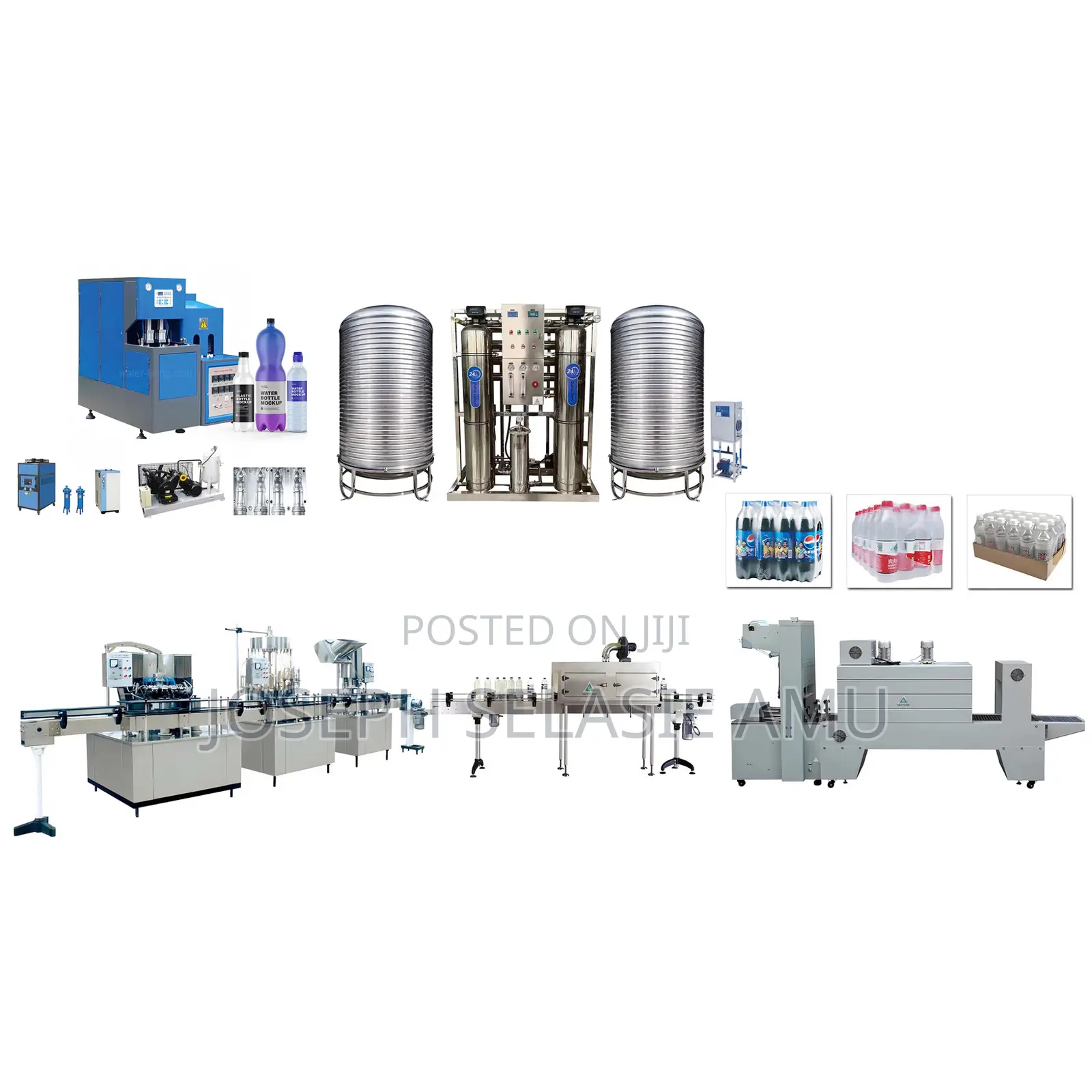 Complete Bottle Water Production Line Setup