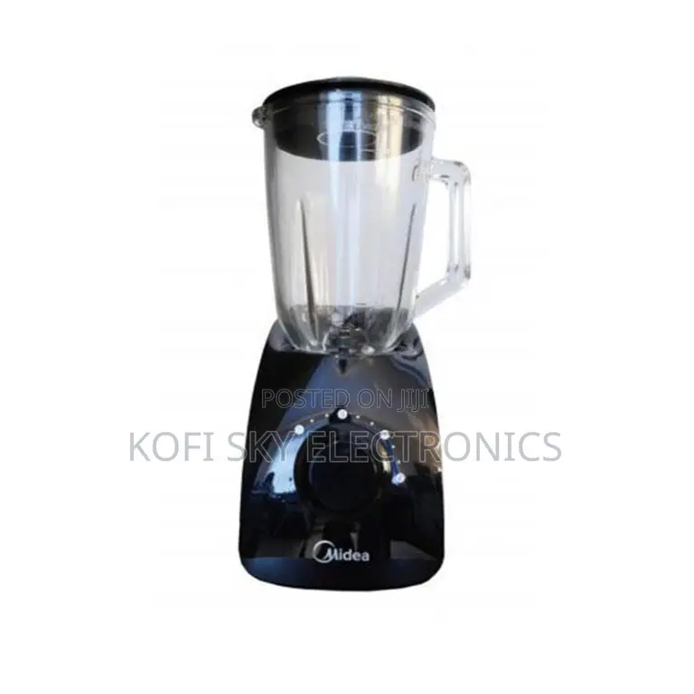 Midea Blender 1.5 LTR 2 Speed Black Ice Crushing 350w