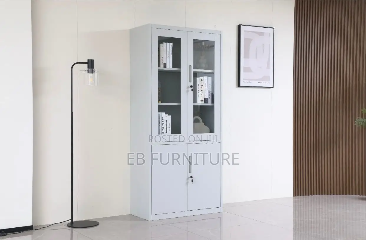Metal Cabinet With Glass