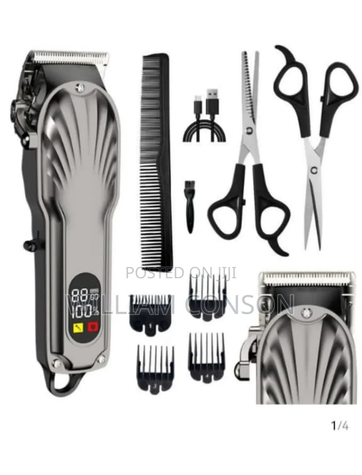 Hair Clippers With Accessories.