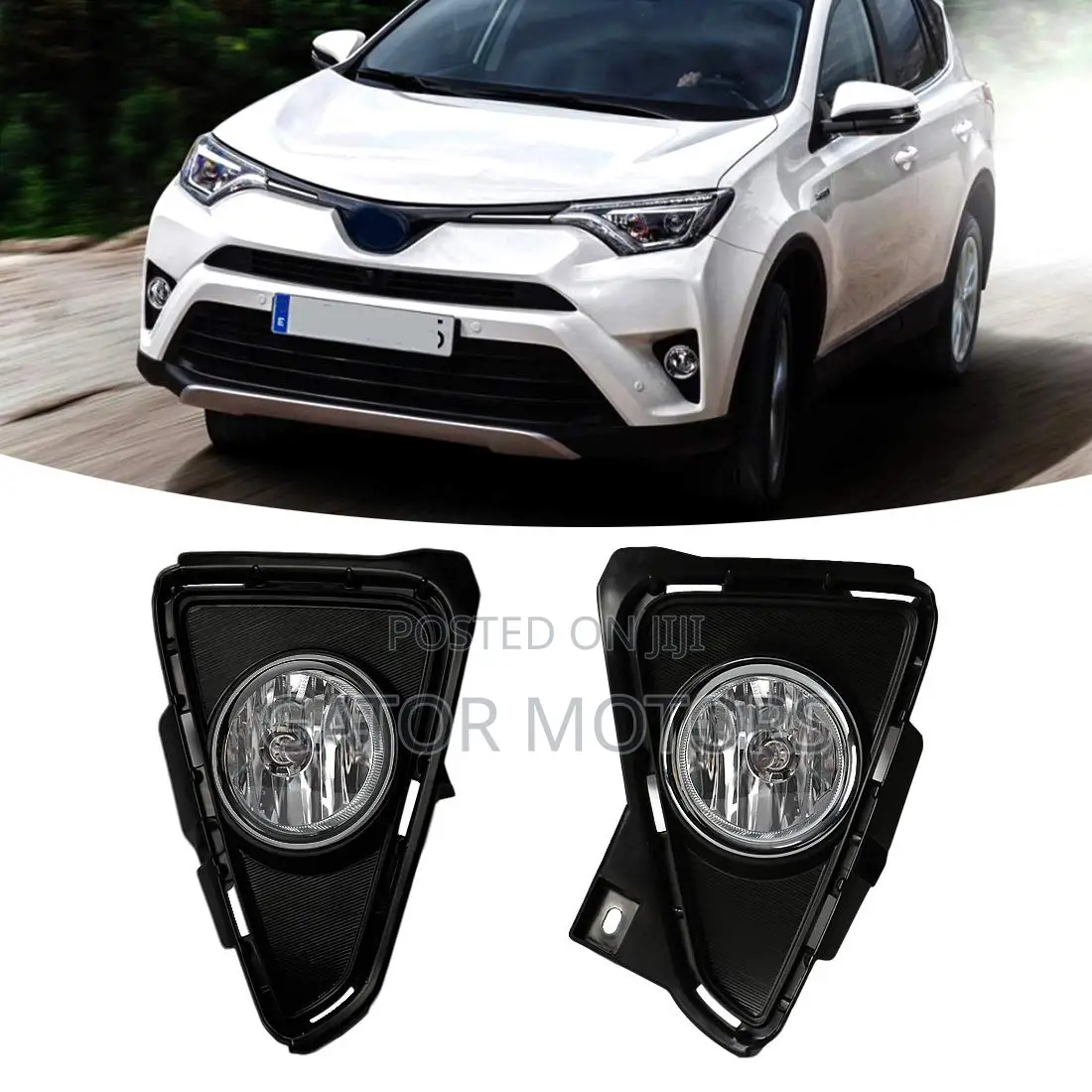 Rav4 2016,2017,2018 Foglight and Cover (Set)