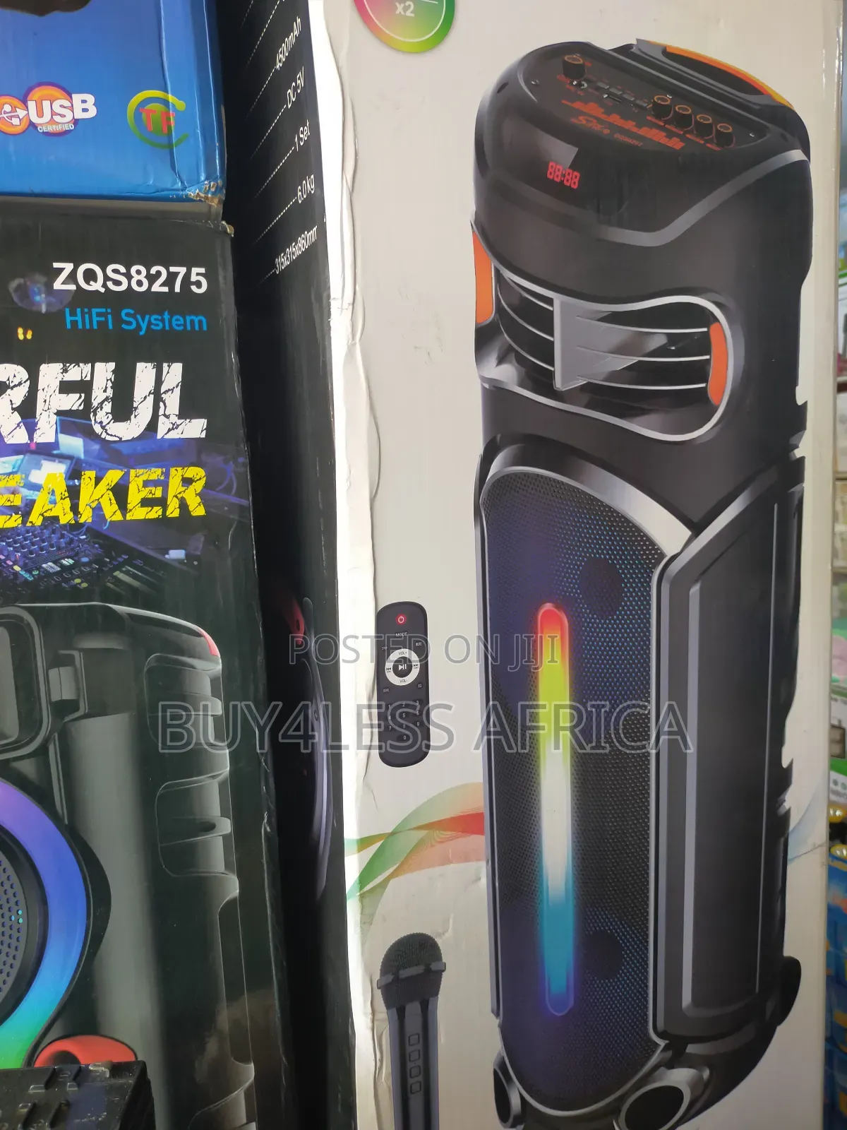 Boombox Speaker 2 Microphone
