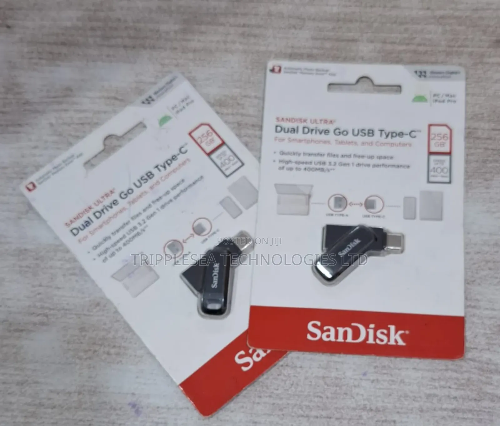 Sandisk Dual Pendrive Usb/Type-C 256gb