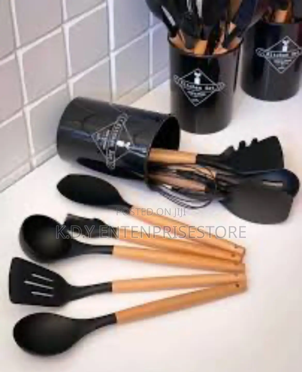 19pcs Silicone Spoons