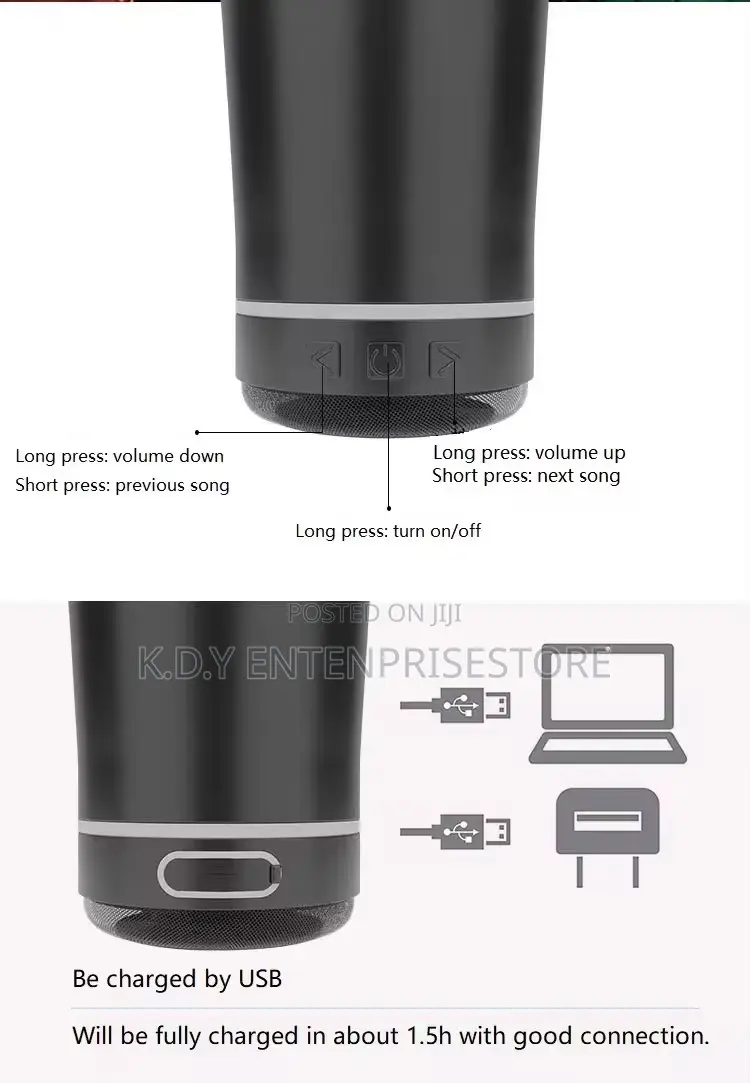 Bluetooth Speaker Flask
