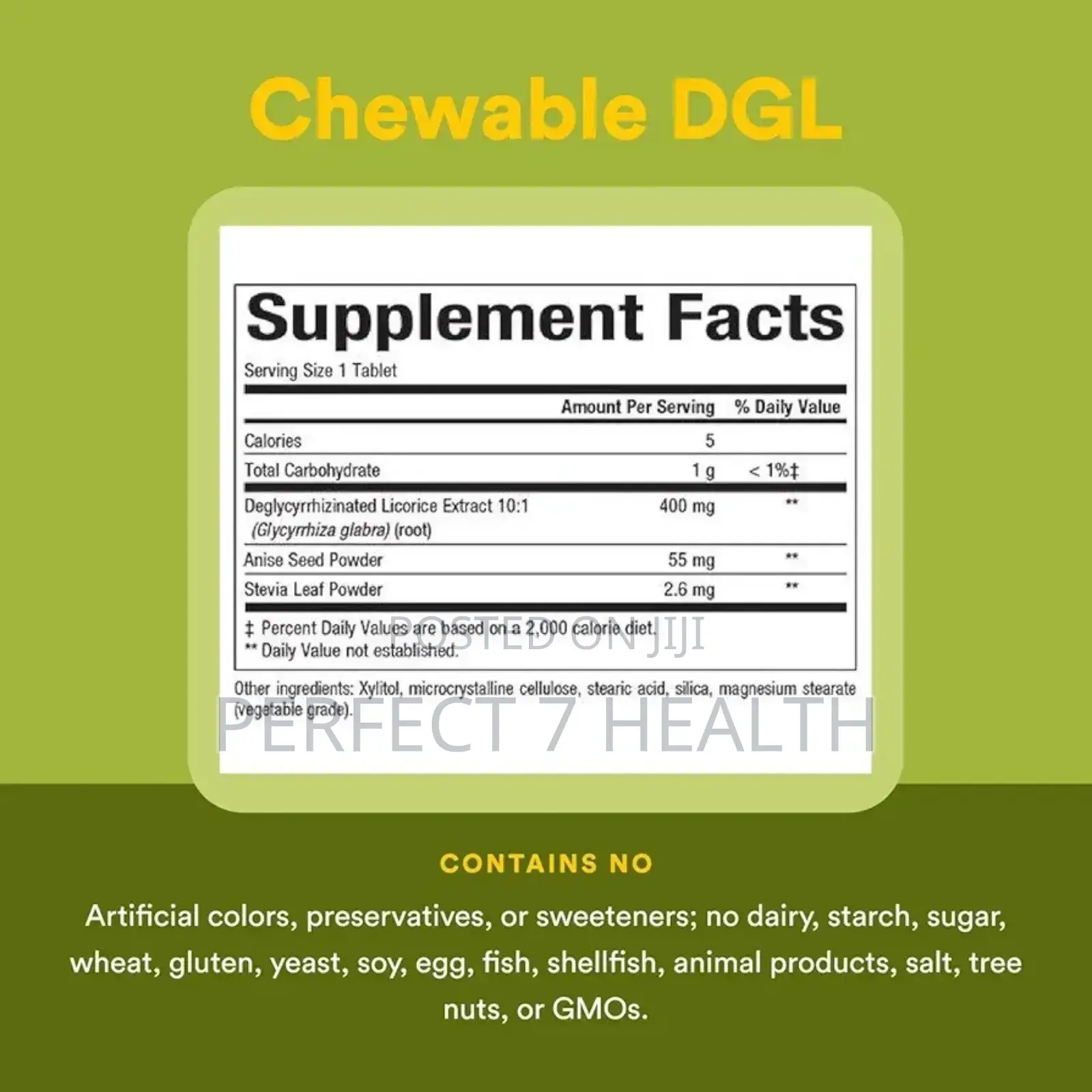 DGL 400mg, Stomach Ulcers, Gastritis 90/180 Chewable Tablets