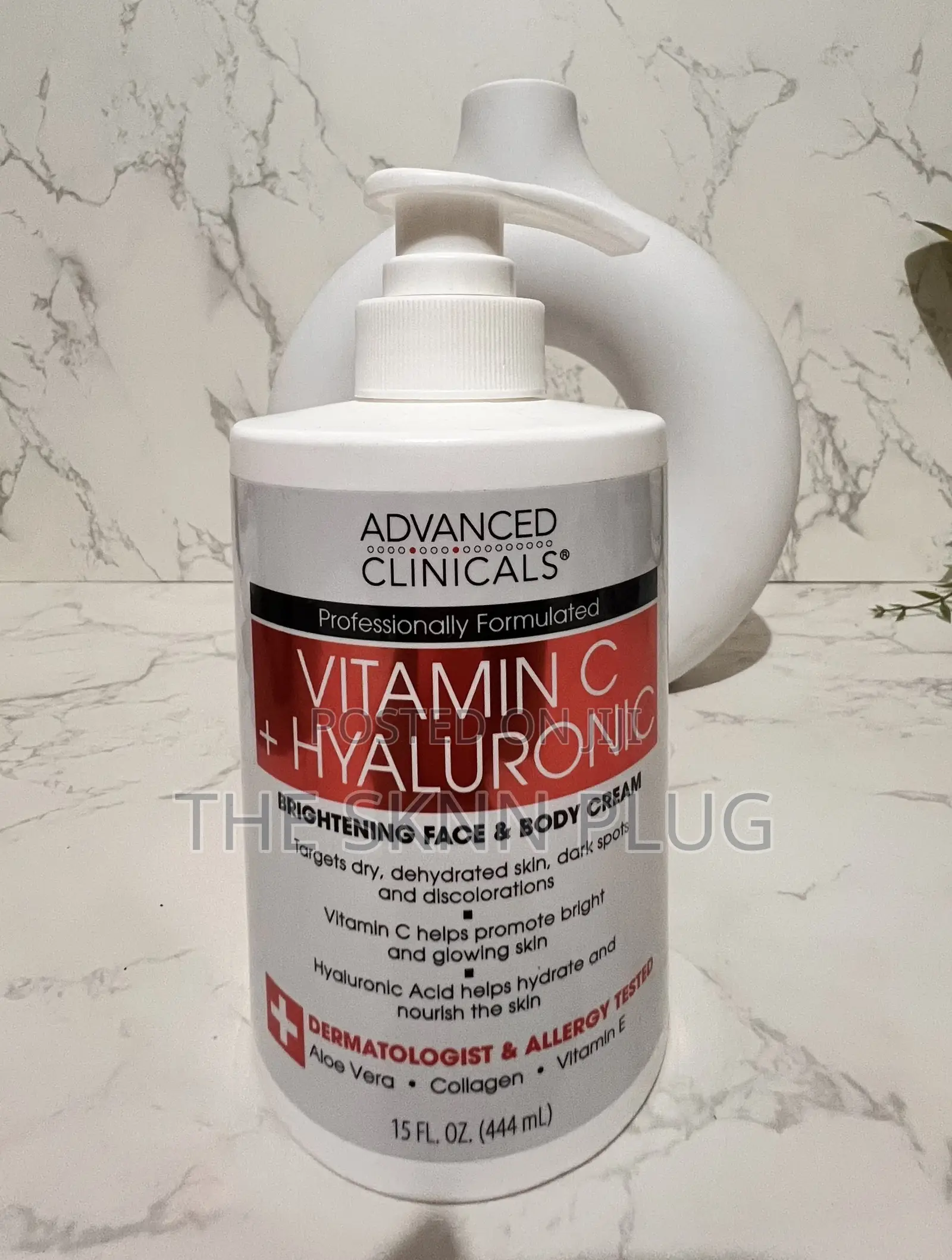 Advanced Clinicals Vitamin C Hyaluronic Acid Lotion