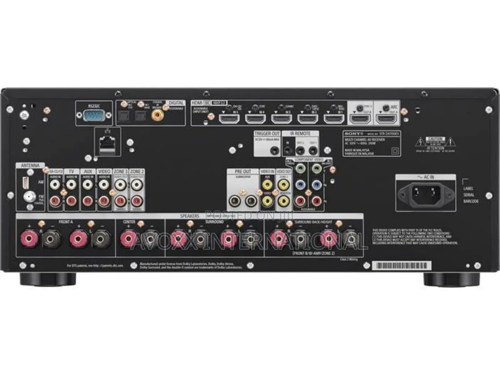 Sony STR-Za1100es7.2-Channel Home Thea. Receiver W/Dolby Atmos Dts:X
