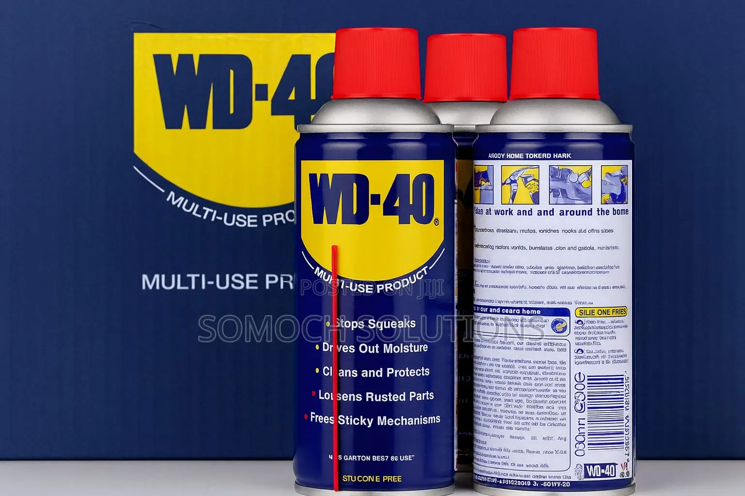Wd-40 Multi-Use Lubricant Spray Loosens Rust, Protects Cleans 330ml