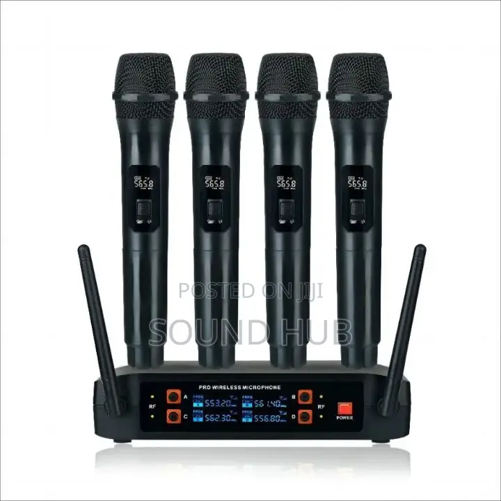 Professional 4 In 1 Microphone Wireless
