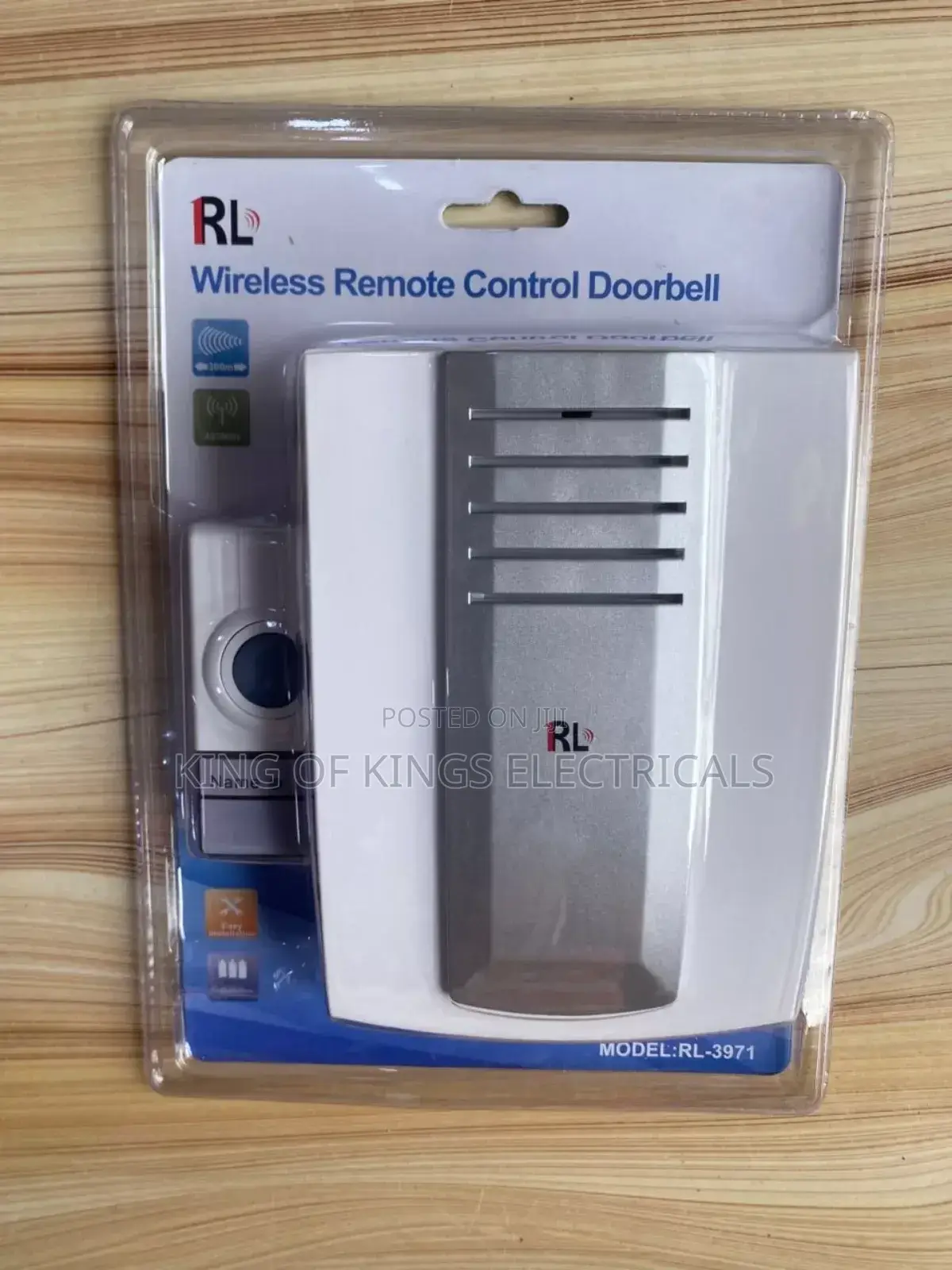 Wireless Remote Control Doorbell – Easy Installation Clear Sound