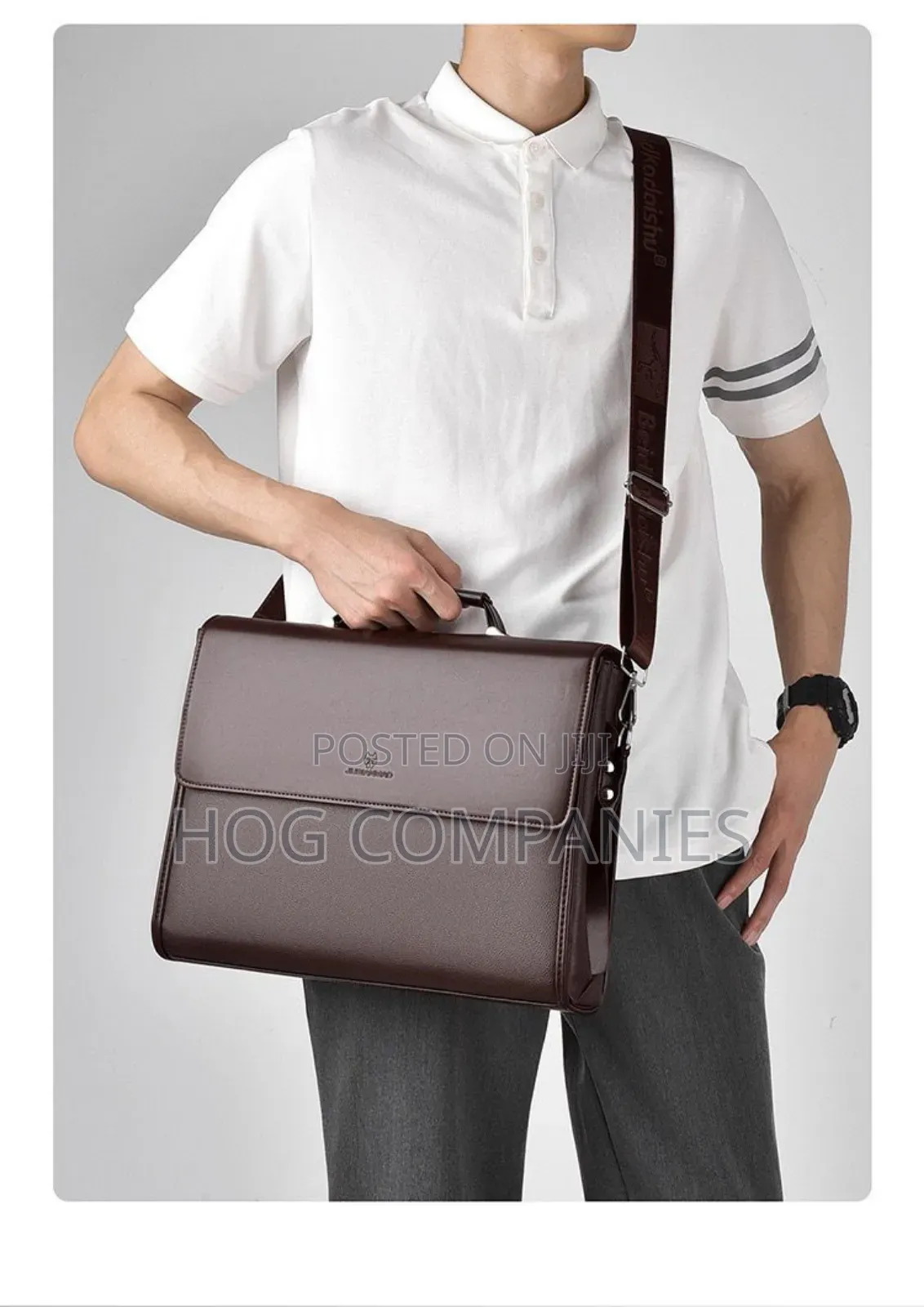 Men's Leather Suitcase Waterproof Travel Bag -Fast Delivery in 2 Hours