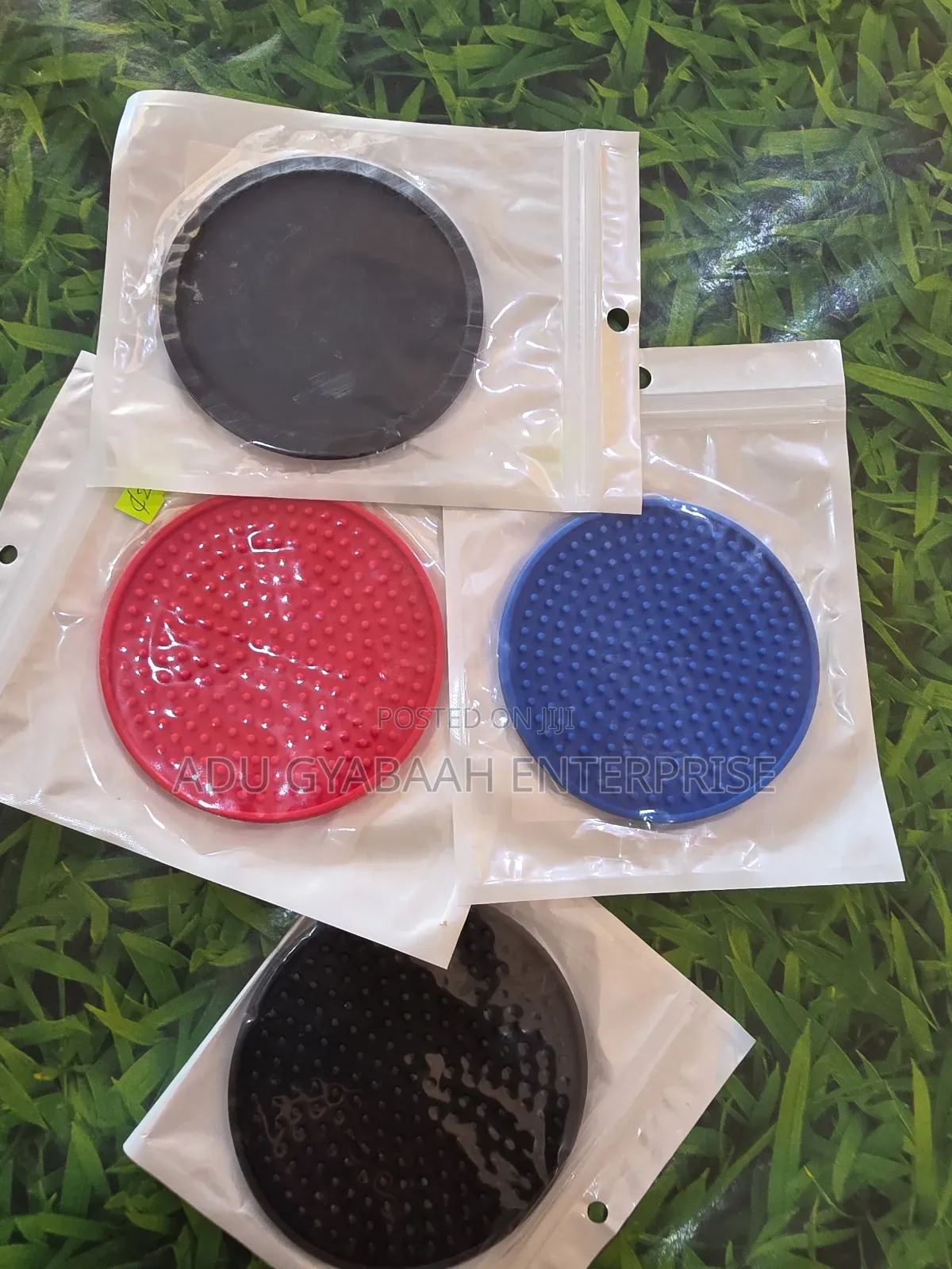 Non Slip Spill Mat/Bar Mat (Round 10cm )