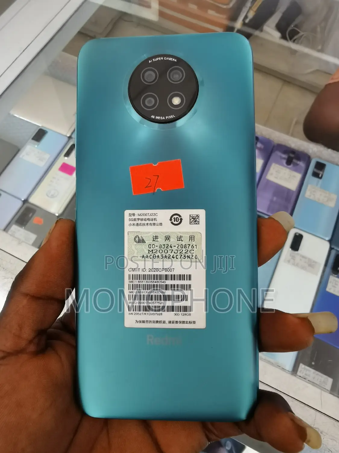 Xiaomi Redmi Note 9 5G 128 GB Blue