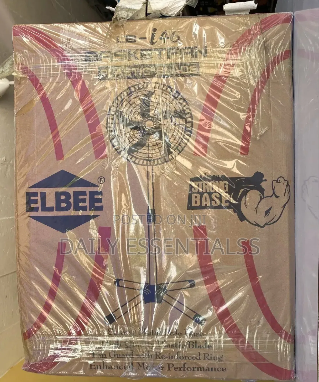 Elbee 16" Adjustable Standing Fan -Powerful Cooling
