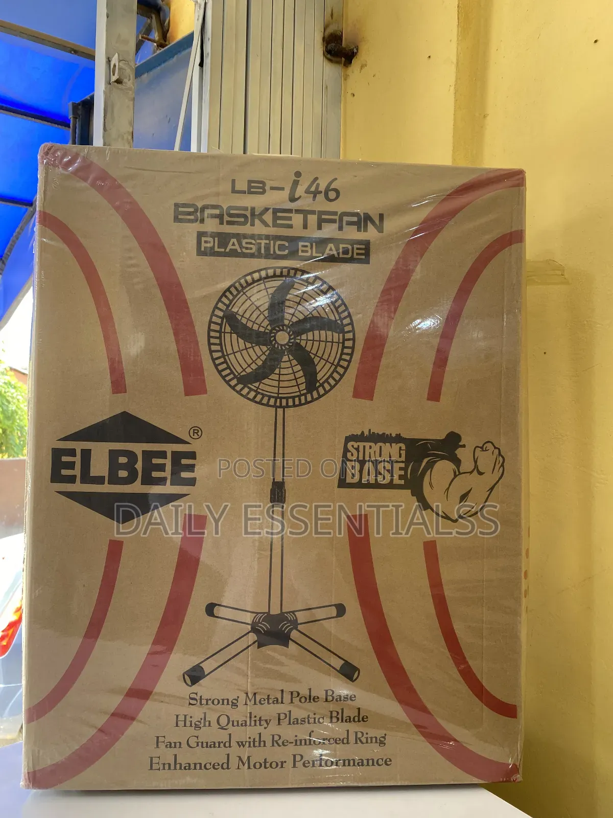 Original Elbee Standing Fan With Control