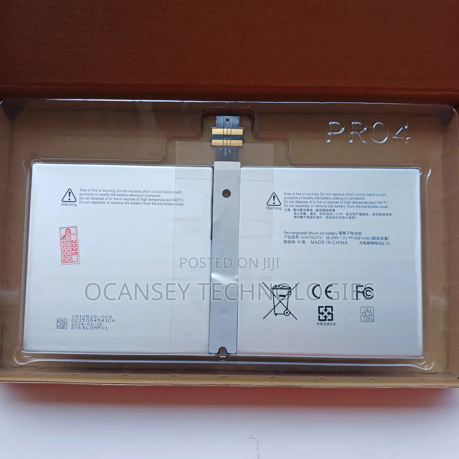 Original Microsoft Surface 1724 Battery For Pro 4 Tablet G3hta02