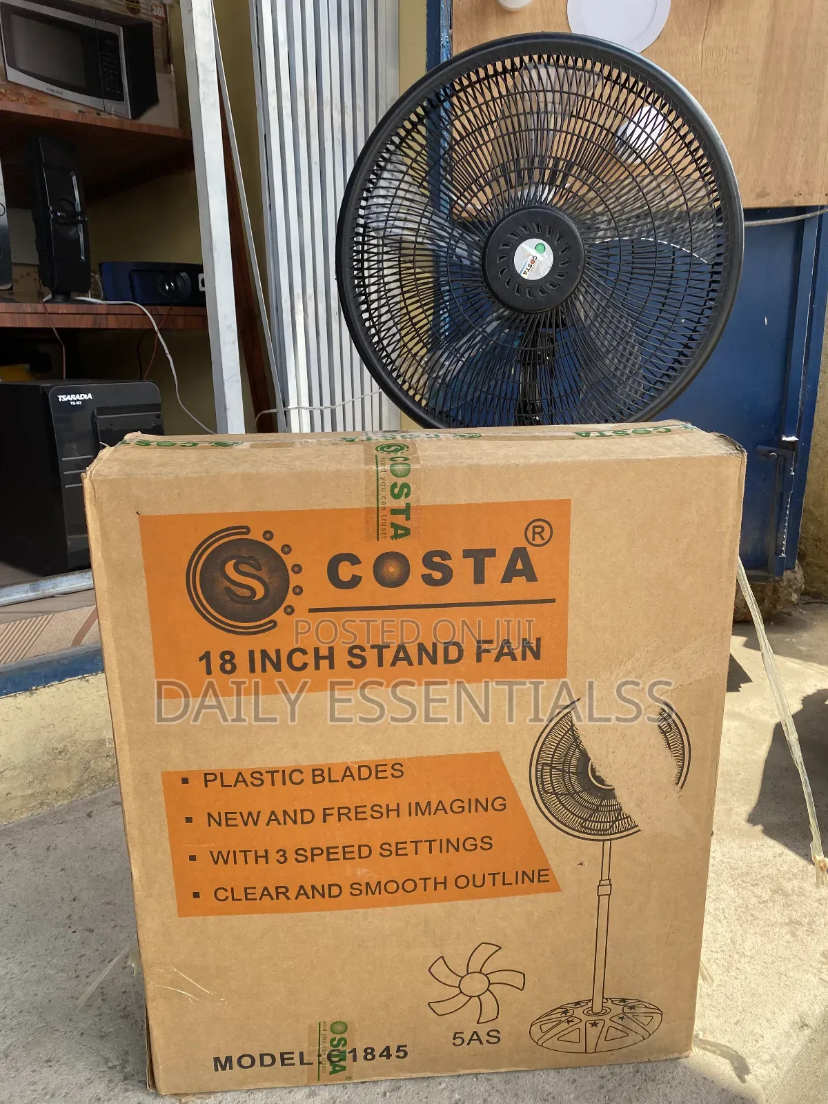 Costa 18 Inches Standing Fan – Sturdy Long Lasting