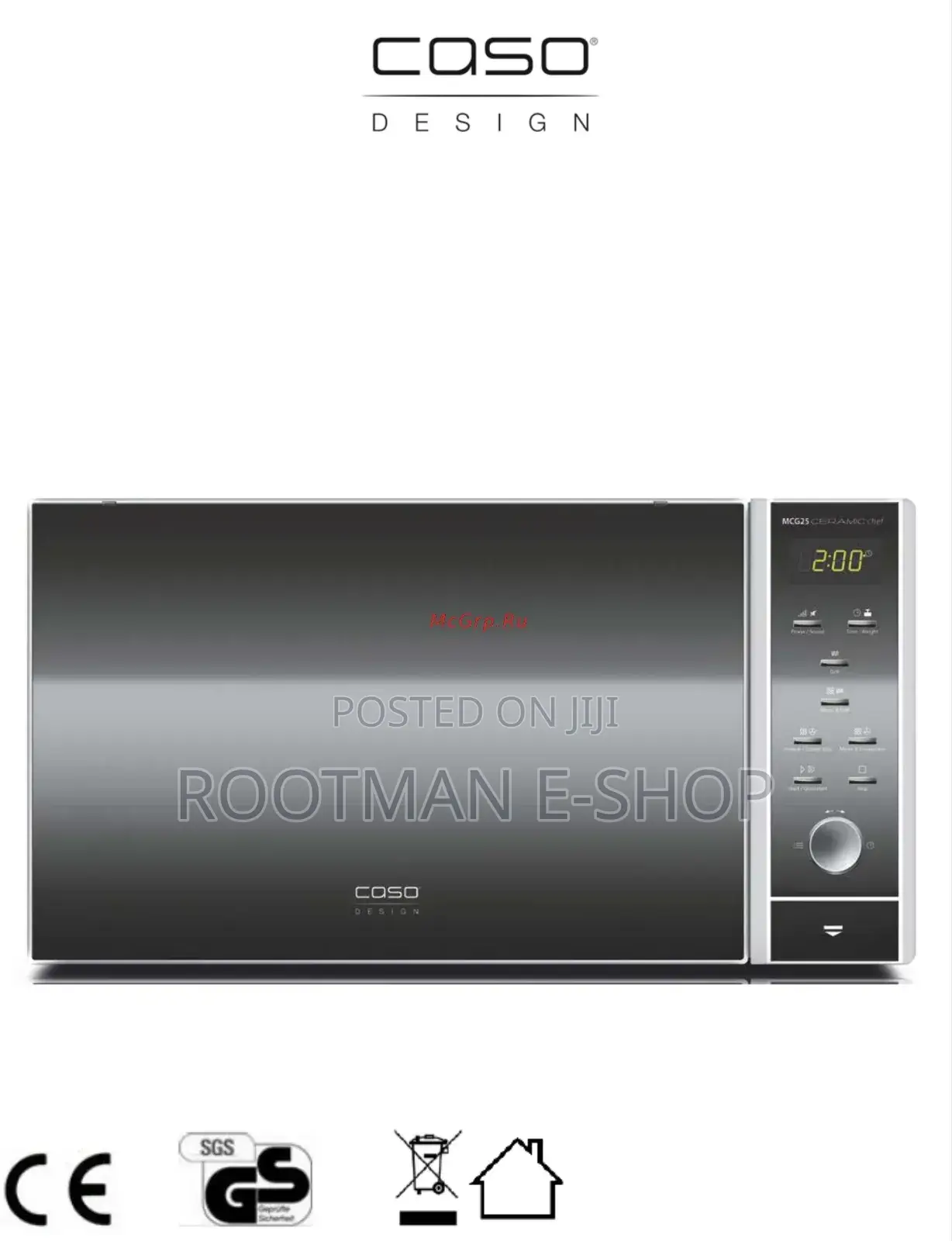 Caso Design MCG 25 Ceramic Microwave With Grill and Hot Air Function