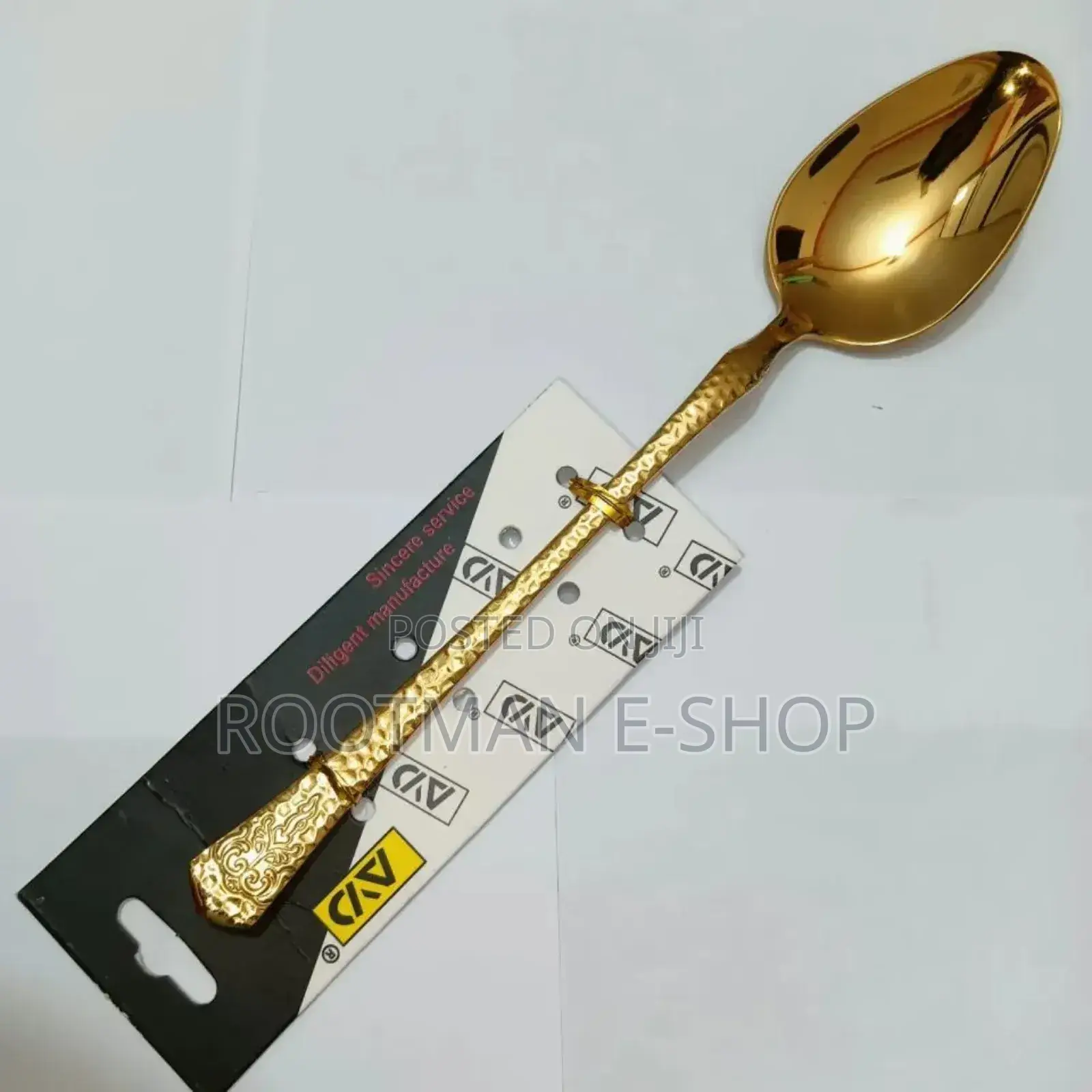 Premium Golden Stainless Steel Spoons Set (6pcs)