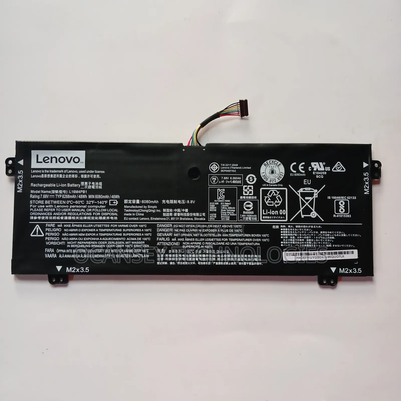 Original Lenovo L16m4pb1 Battery Ideapad Yoga 720-13ikb 730-13ikb Yoga