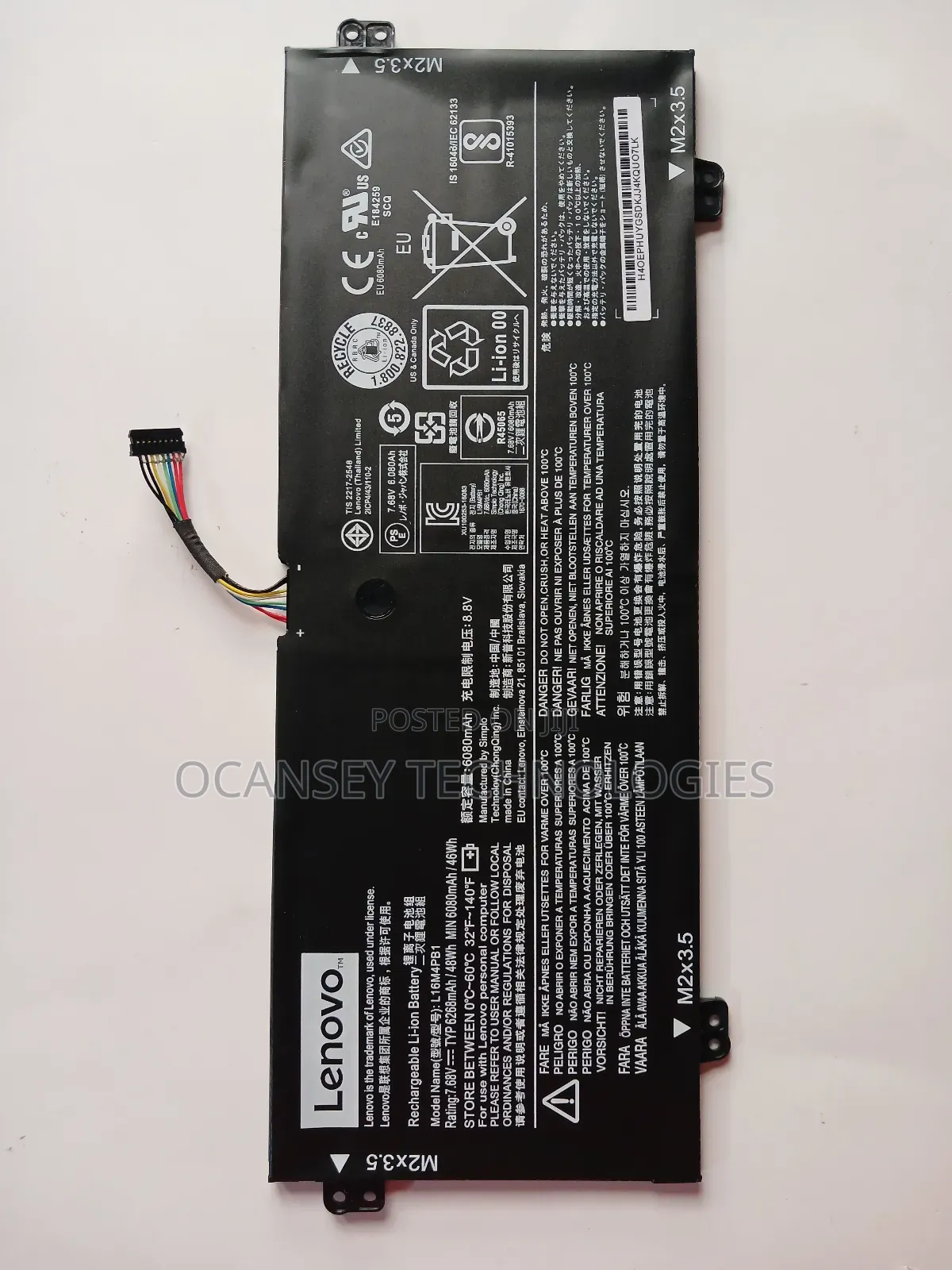 Original Lenovo L16m4pb1 Battery Ideapad Yoga 720-13ikb 730-13ikb Yoga