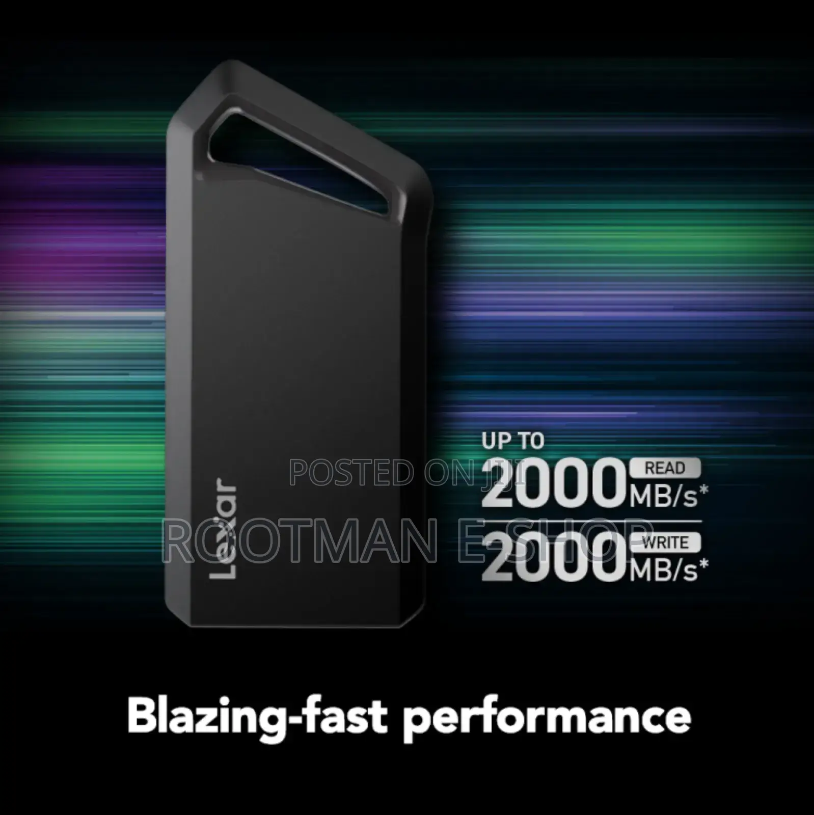 Lexar External Portable SSD 1tb Usb 3.2 Up to 2000mb/S