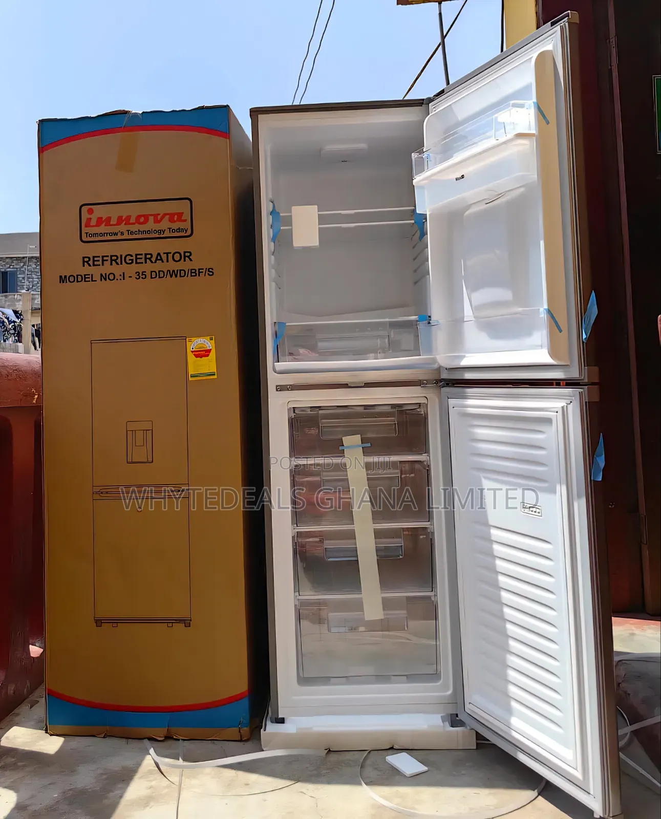 Promo| Innova 250_lts Refrigerator| 4-drawers Bottom Freezer|Warranty