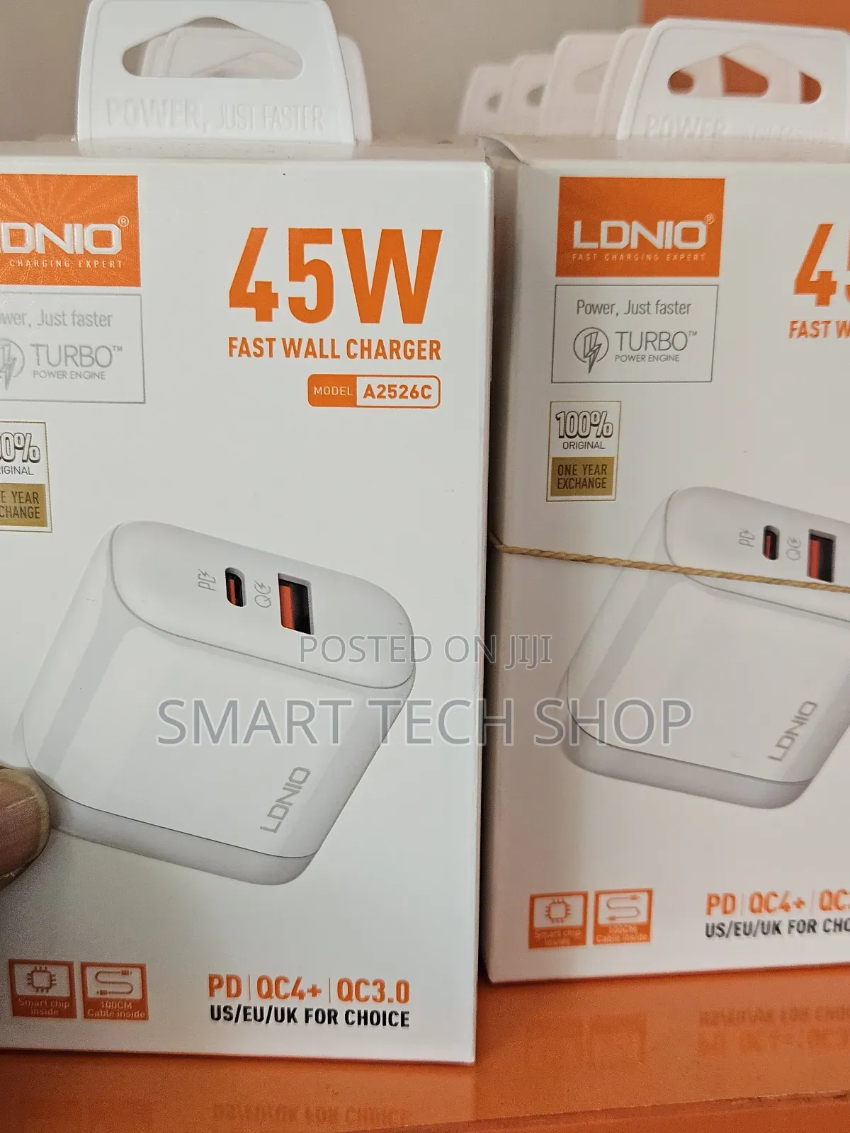Ldnio A2526c Pd 45w Charger Type C For Phones Tablets. Dual Port.