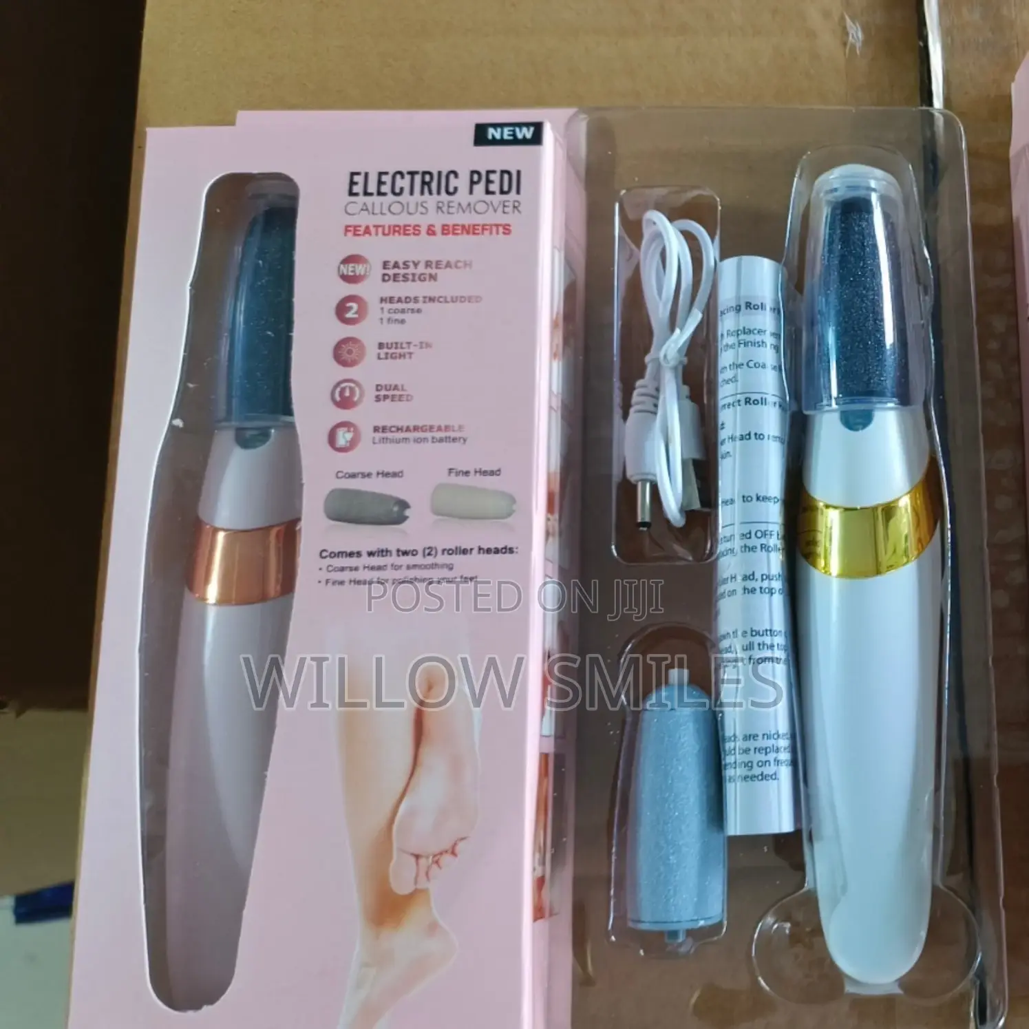 Electric Pedicure File + Footmask