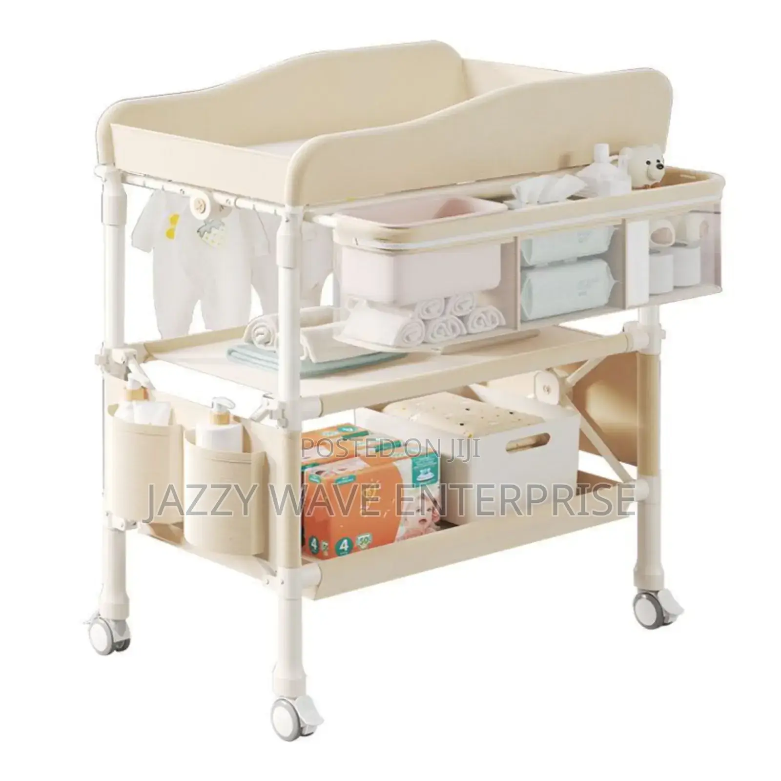 Foldable Babys Cabinet Storage Rack