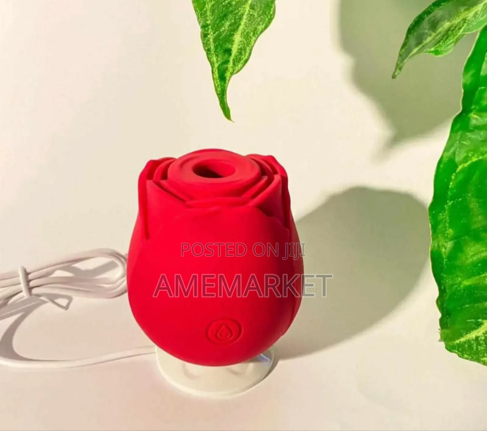 Red Rose Vibrator. Tongue Licking Oral Nipple Clit Sucking
