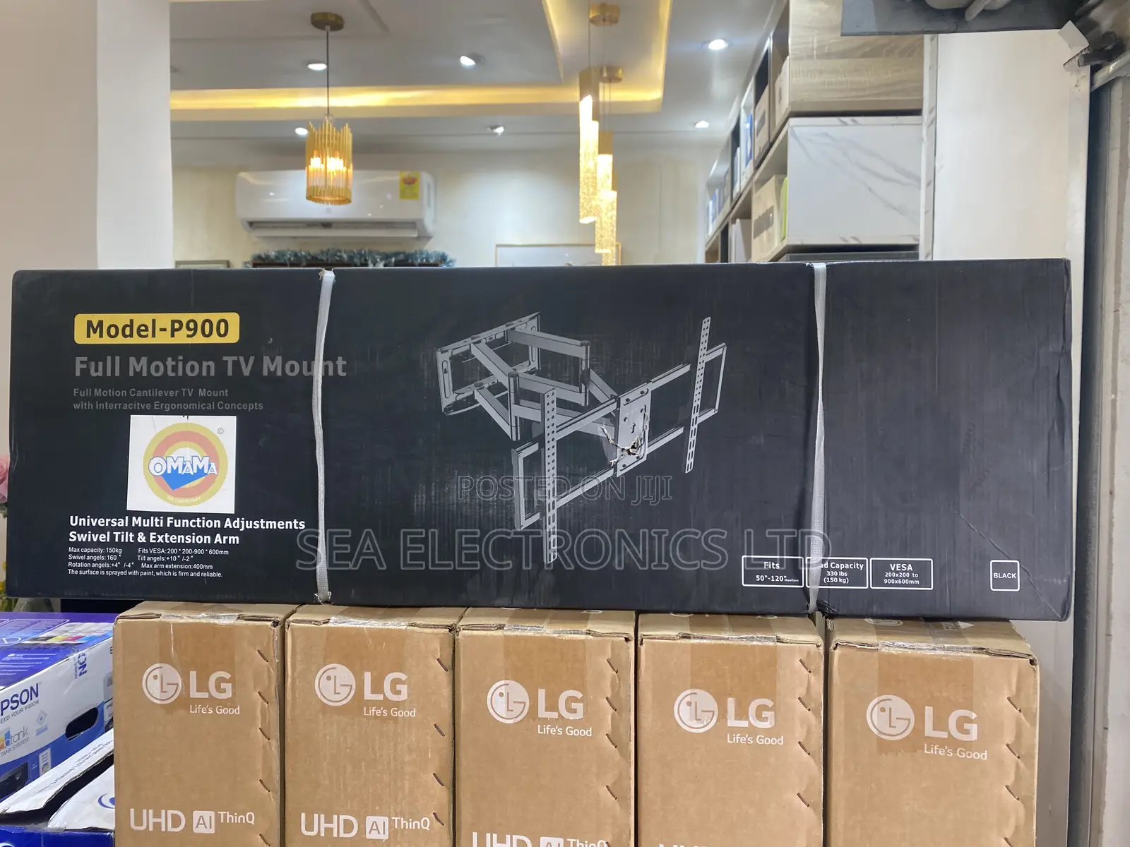 Mount Adjustable 50-120 Inch