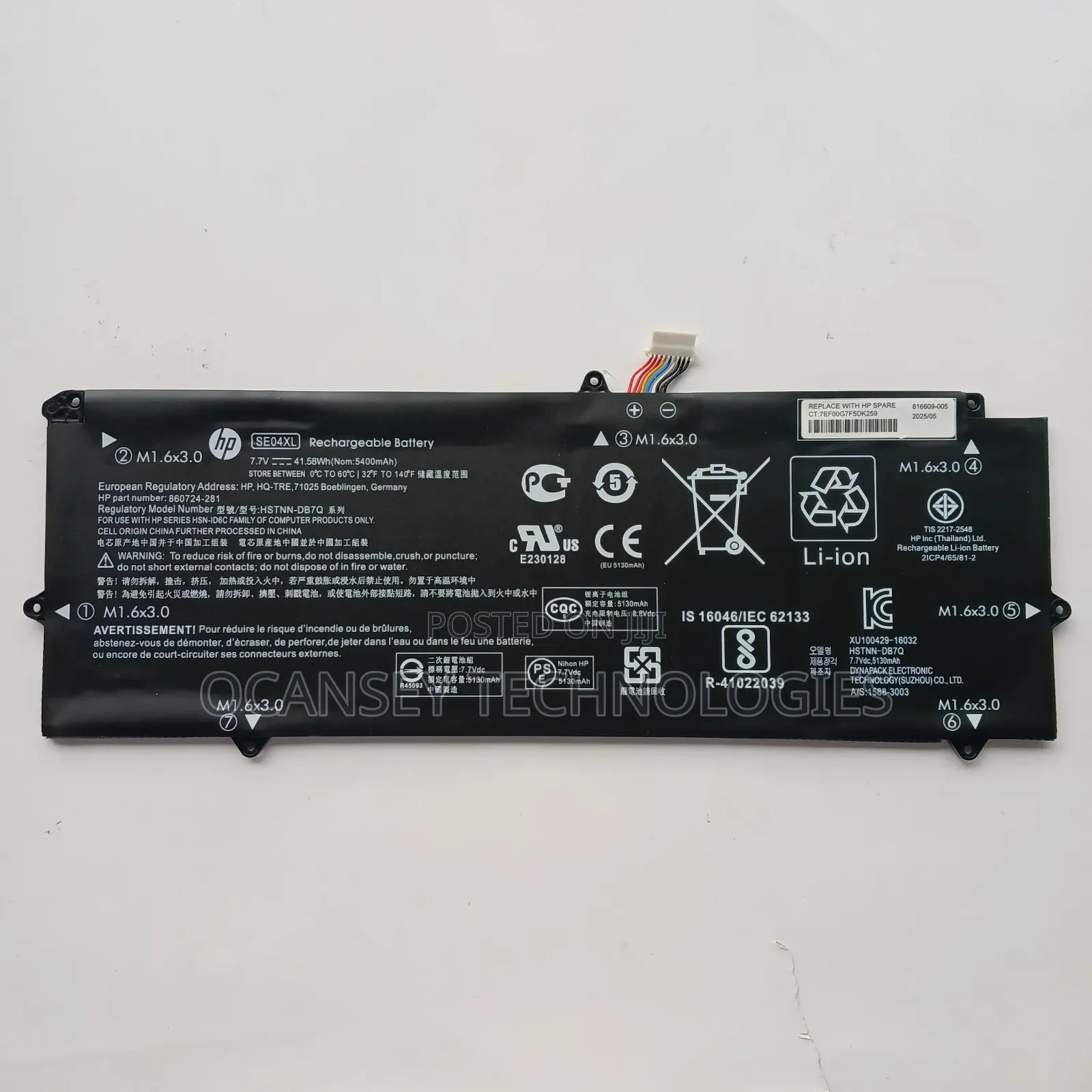 Original Hp Se04xl Battery for Hp Pro X2 612 G2 Series