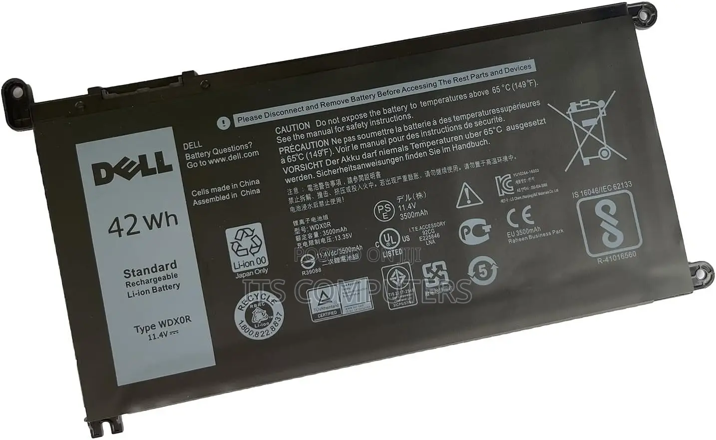 Dell Wdxor Battery