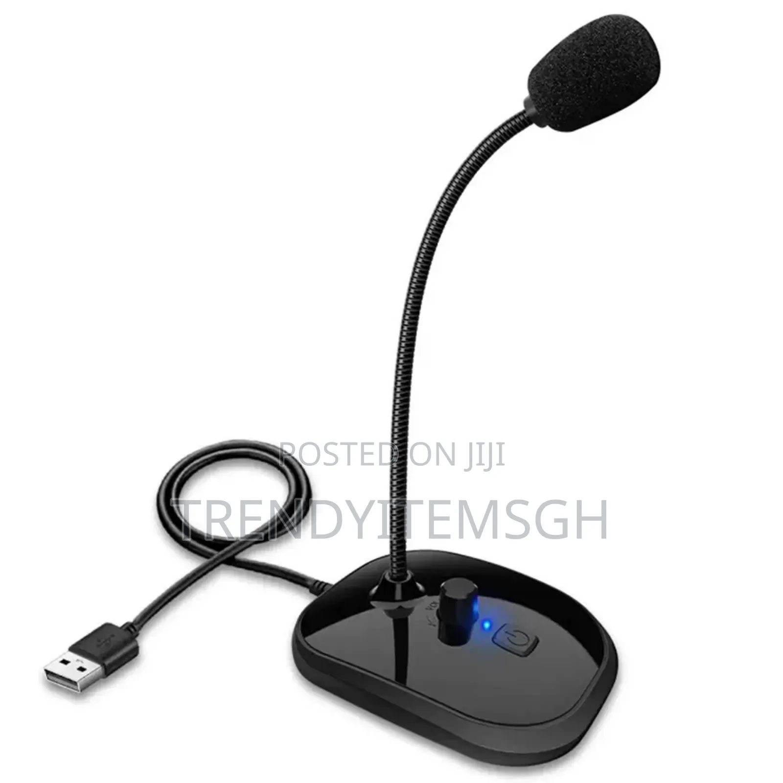 5v Gooseneck Usb Wired Microphone Desktop Condenser