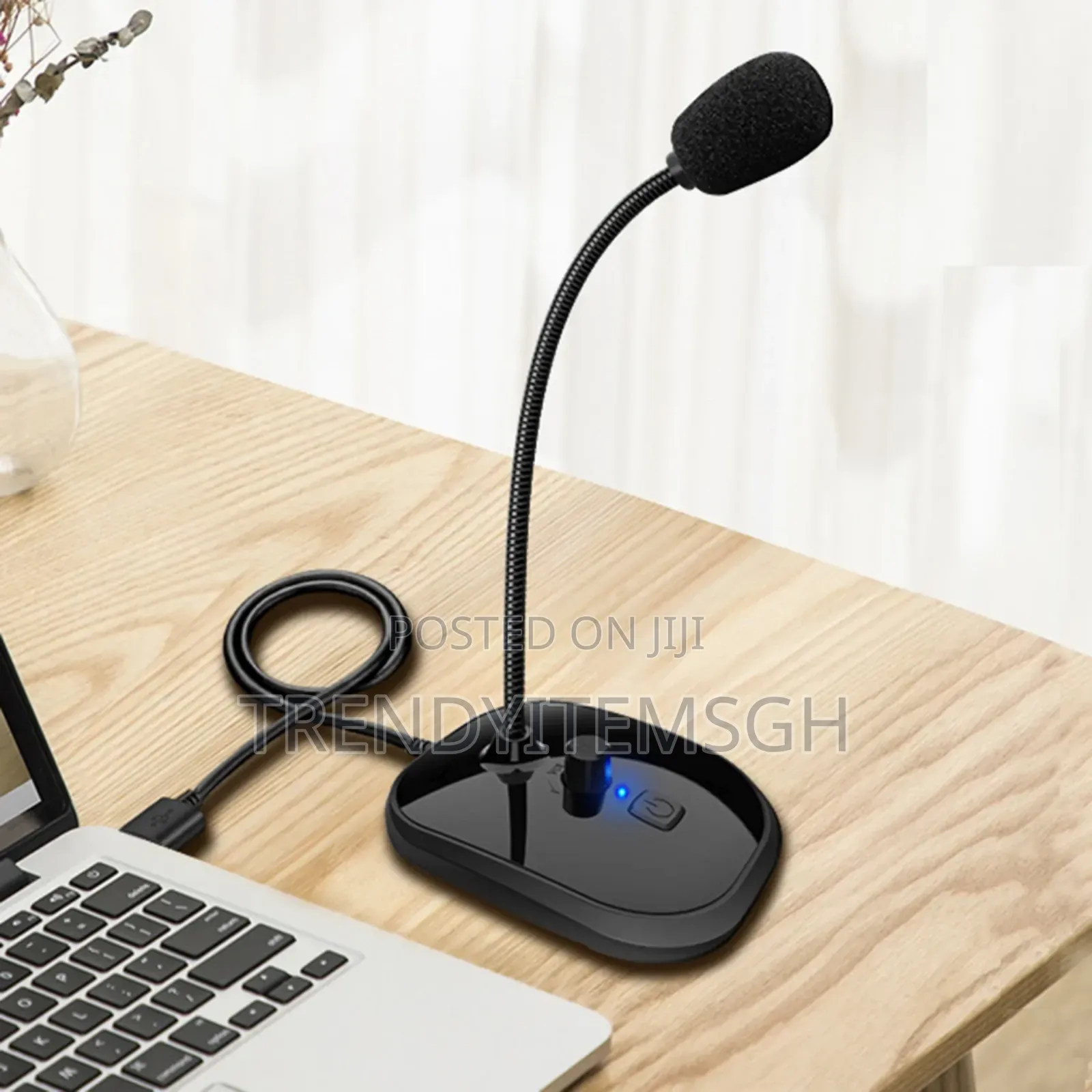 5v Gooseneck Usb Wired Microphone Desktop Condenser