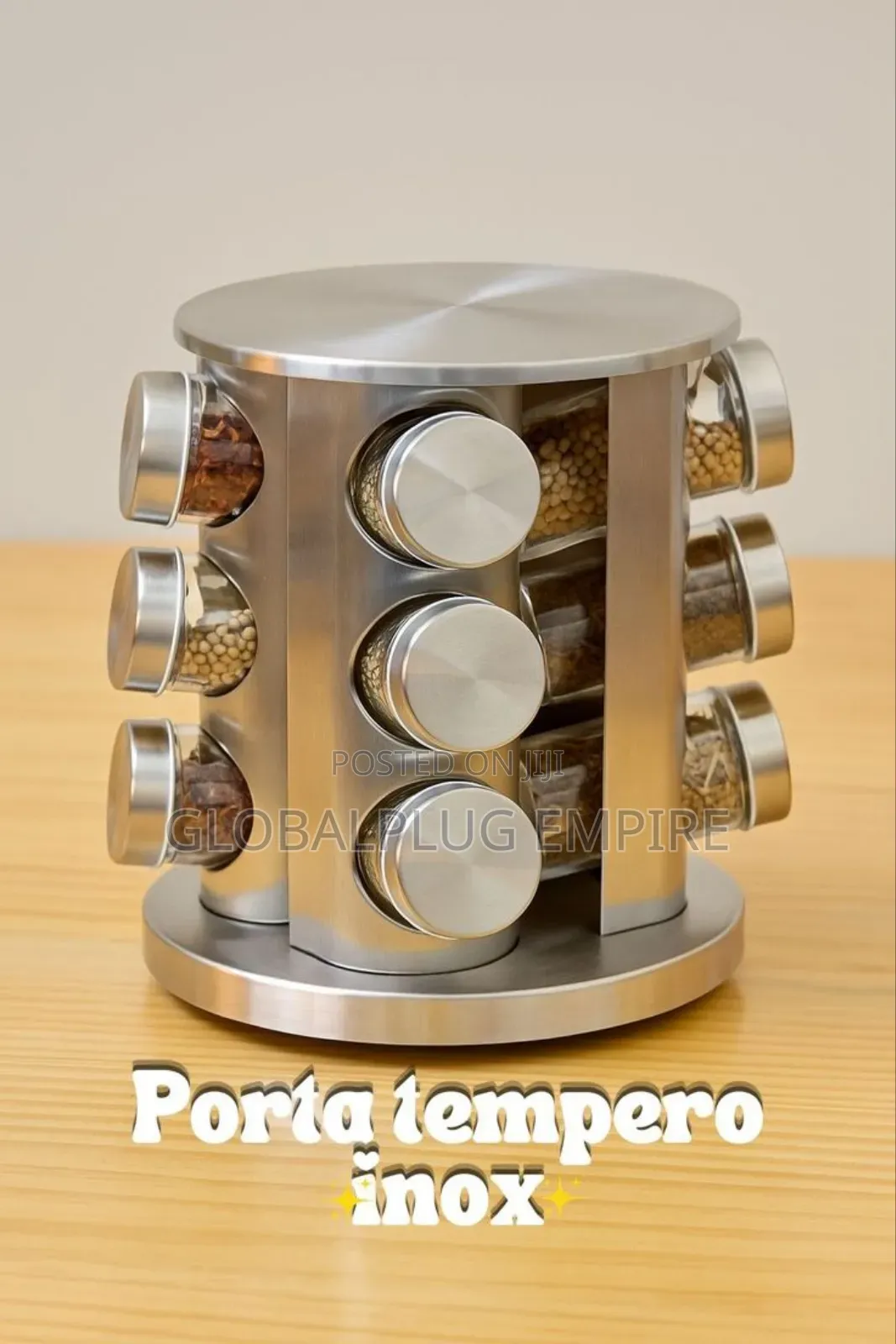  16 Jar Rotating Spice Rack – Organize in Style! 