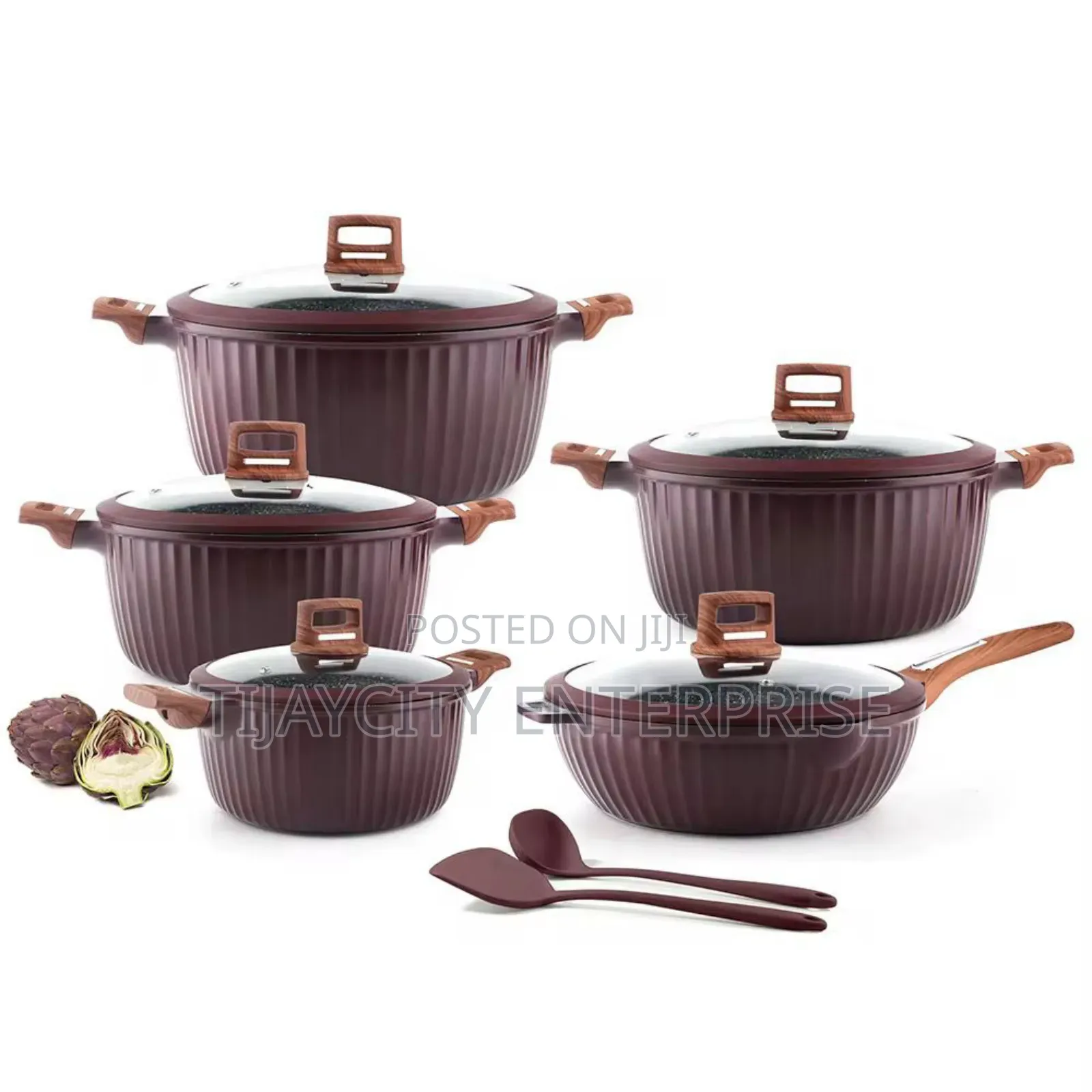 12 PCS Non-Stick Pot