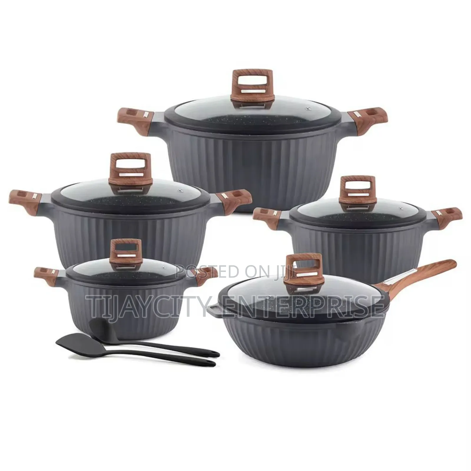 12 PCS Non-Stick Pot