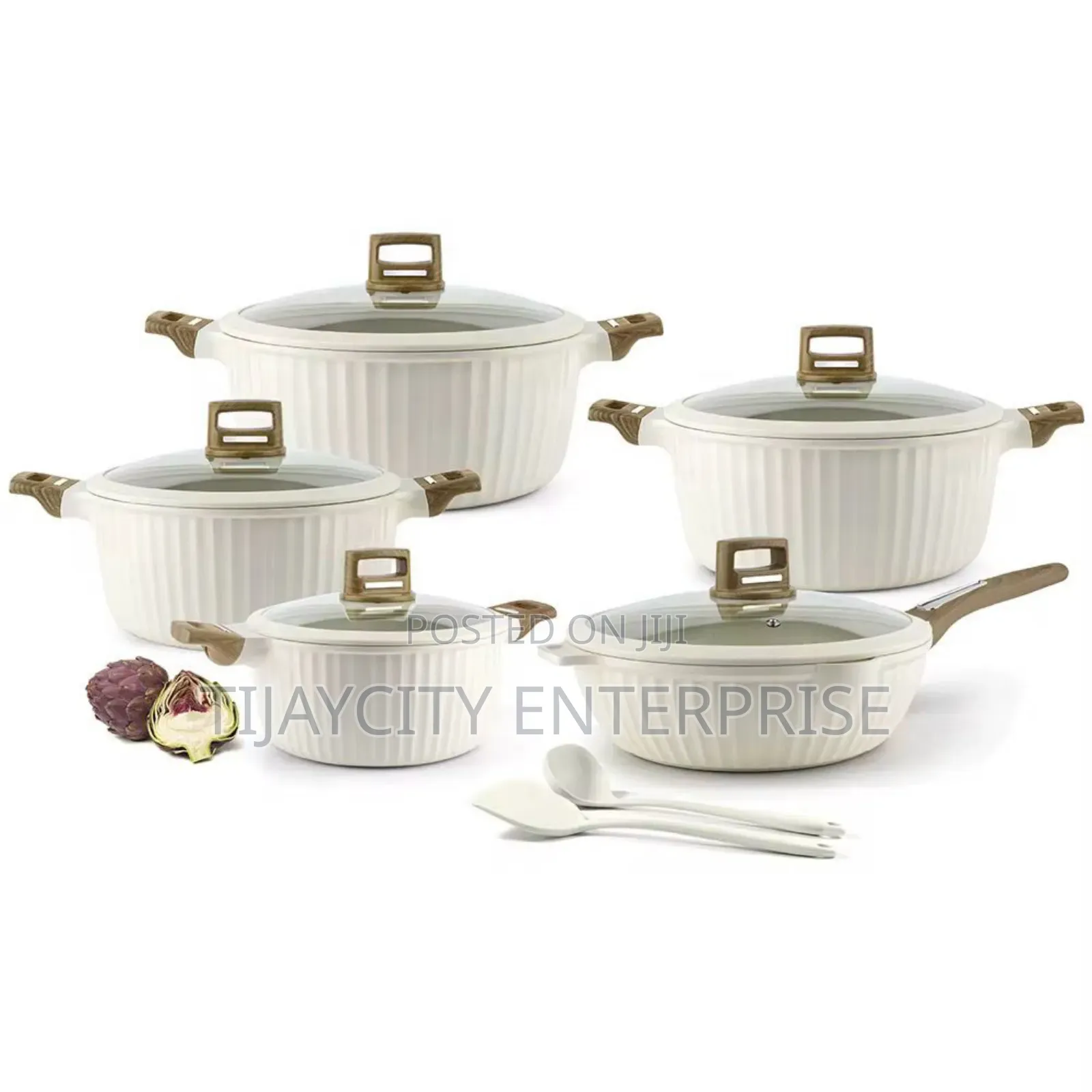 12 PCS Non-Stick Pot