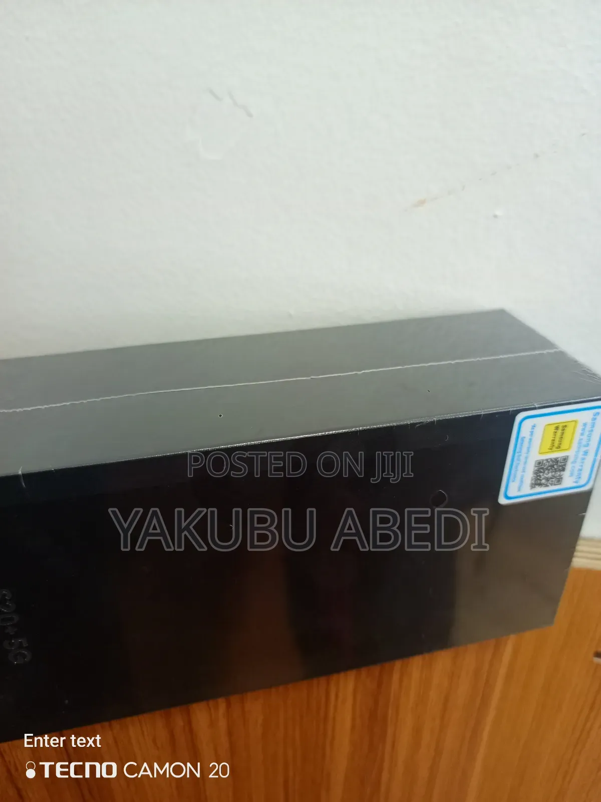 New Samsung Galaxy S20+ 5G 128 GB Black