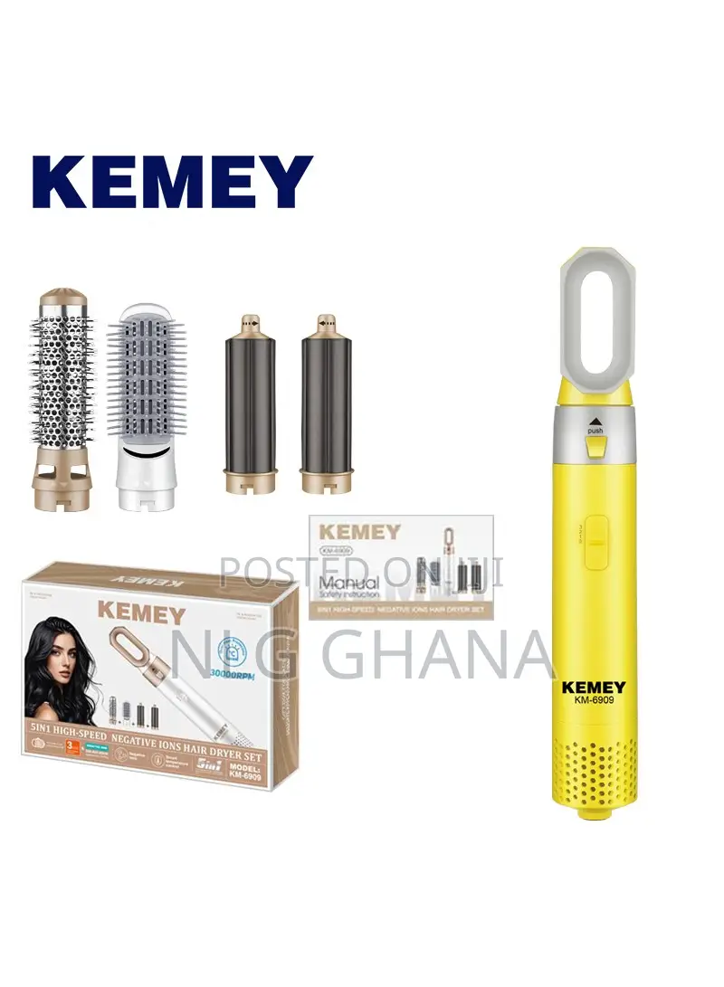 9-in-1 Super Quality Hair Dryer 30000rpm Replaced Multi Comb. Ghx6881