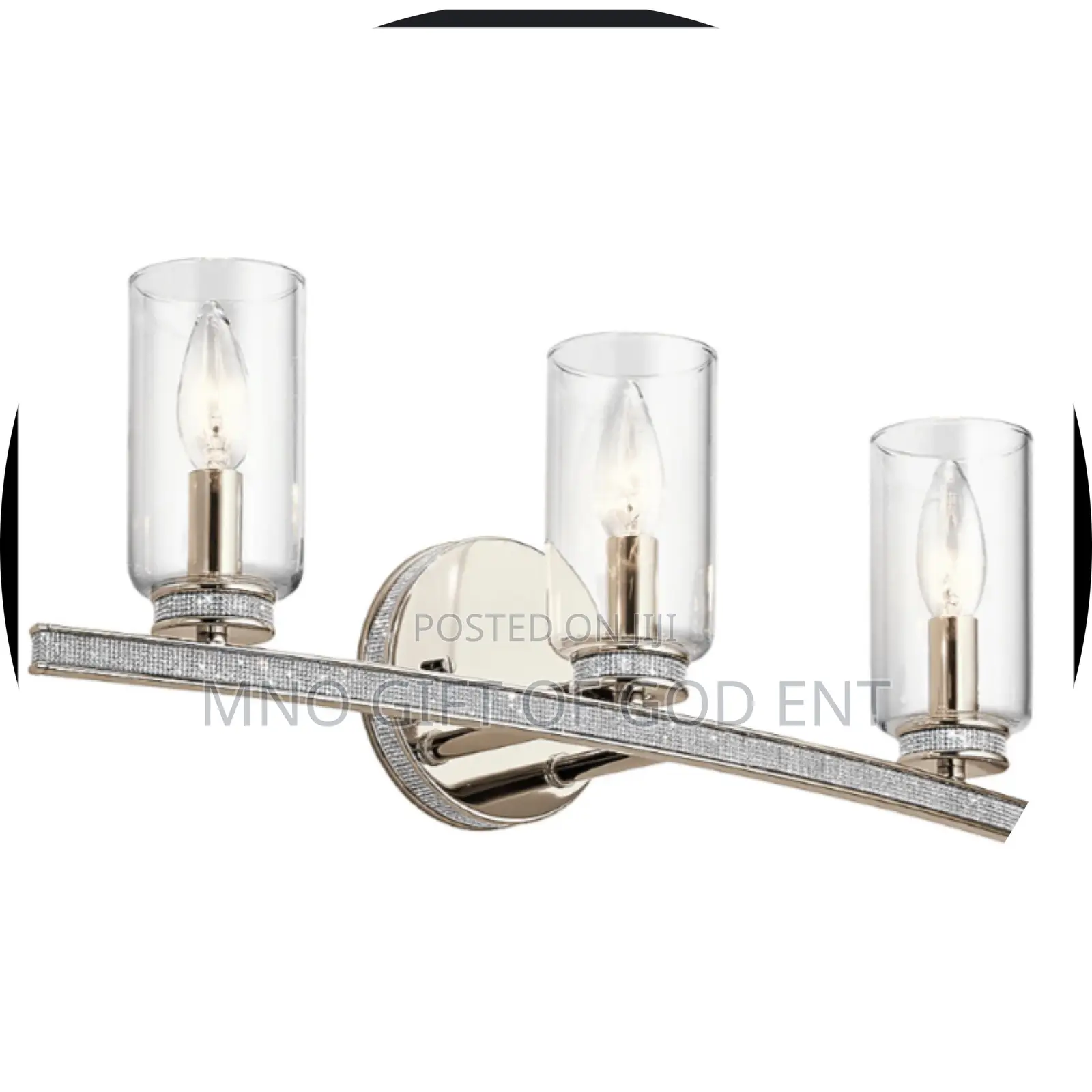 Kichler Marita 22-in 3-Light Brushed From U.S.