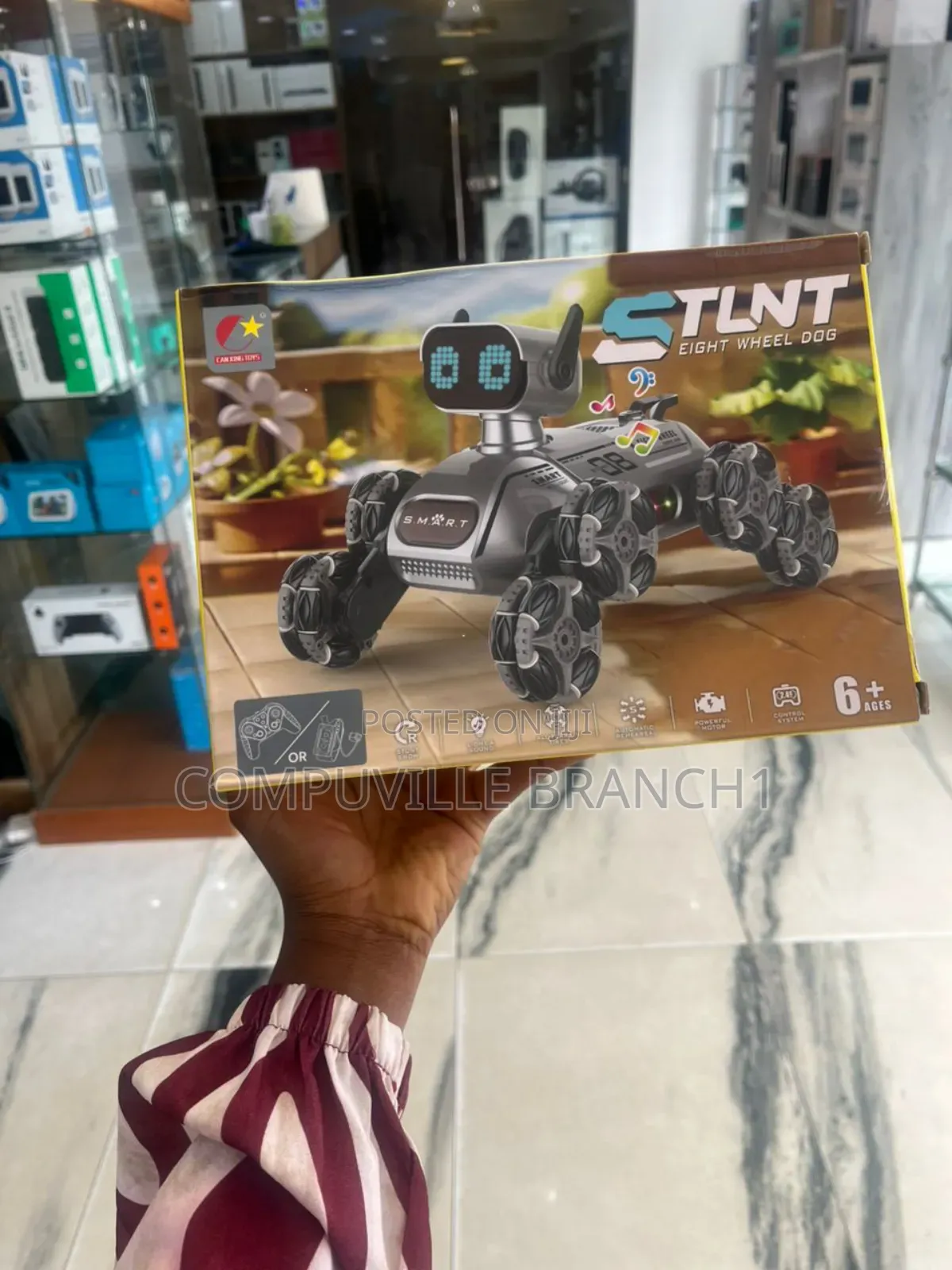 Stunt Eight Wheel Robot Dog