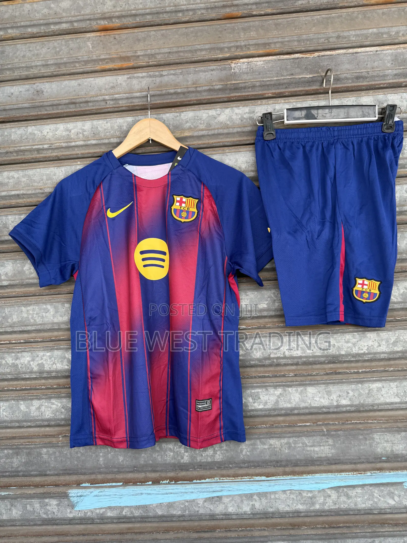 Barcelona 2025/2026 Home Jersey For Children _ Barcelona Kids Jersey