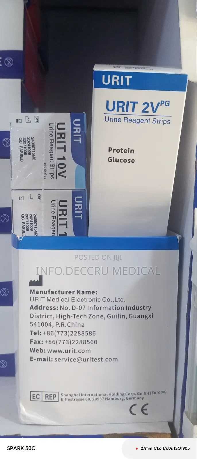 Urit 2v (Urine Reagent Strips)