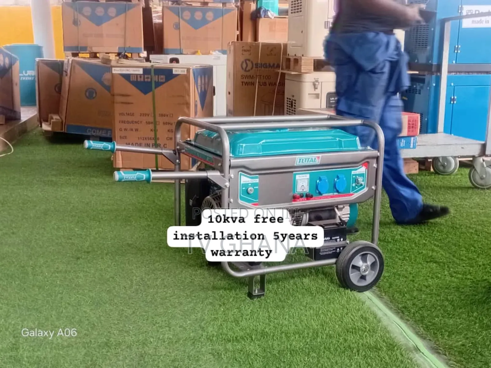 Total 10kva Petrol Generator – Rugged Reliable Power Source