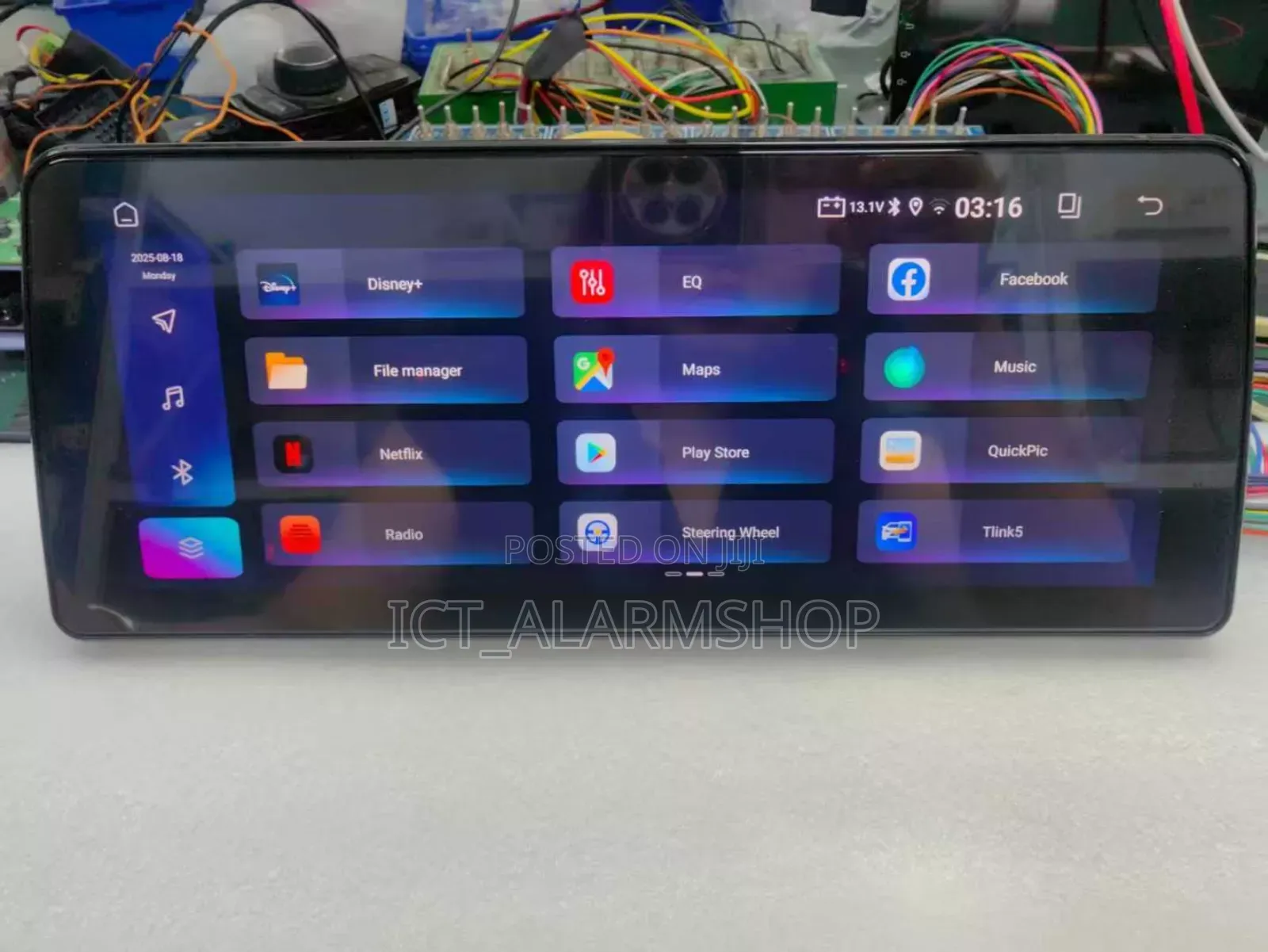 Toyota Land Cruiser 2016 12.3inch Car Multimedia Player With Ac Vent
