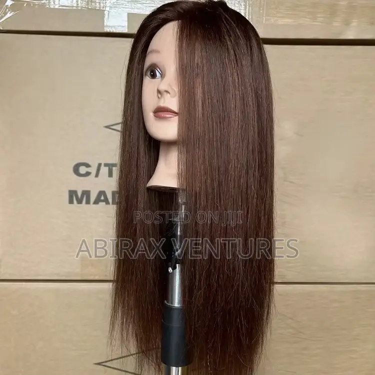 Mannequin Training Head With Blend Hair